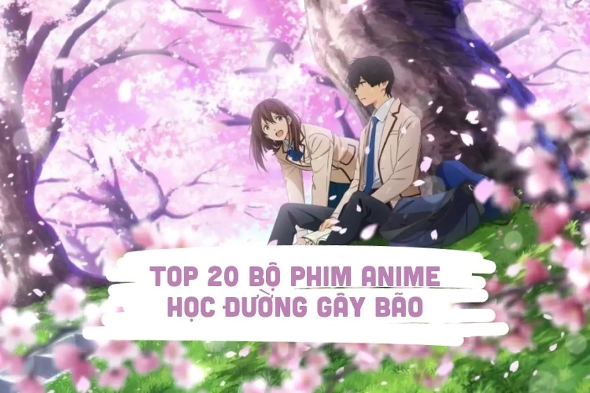 Top 20 bộ phim anime học đường gây bão - Khám phá cuộc sống học đường đầy màu sắc