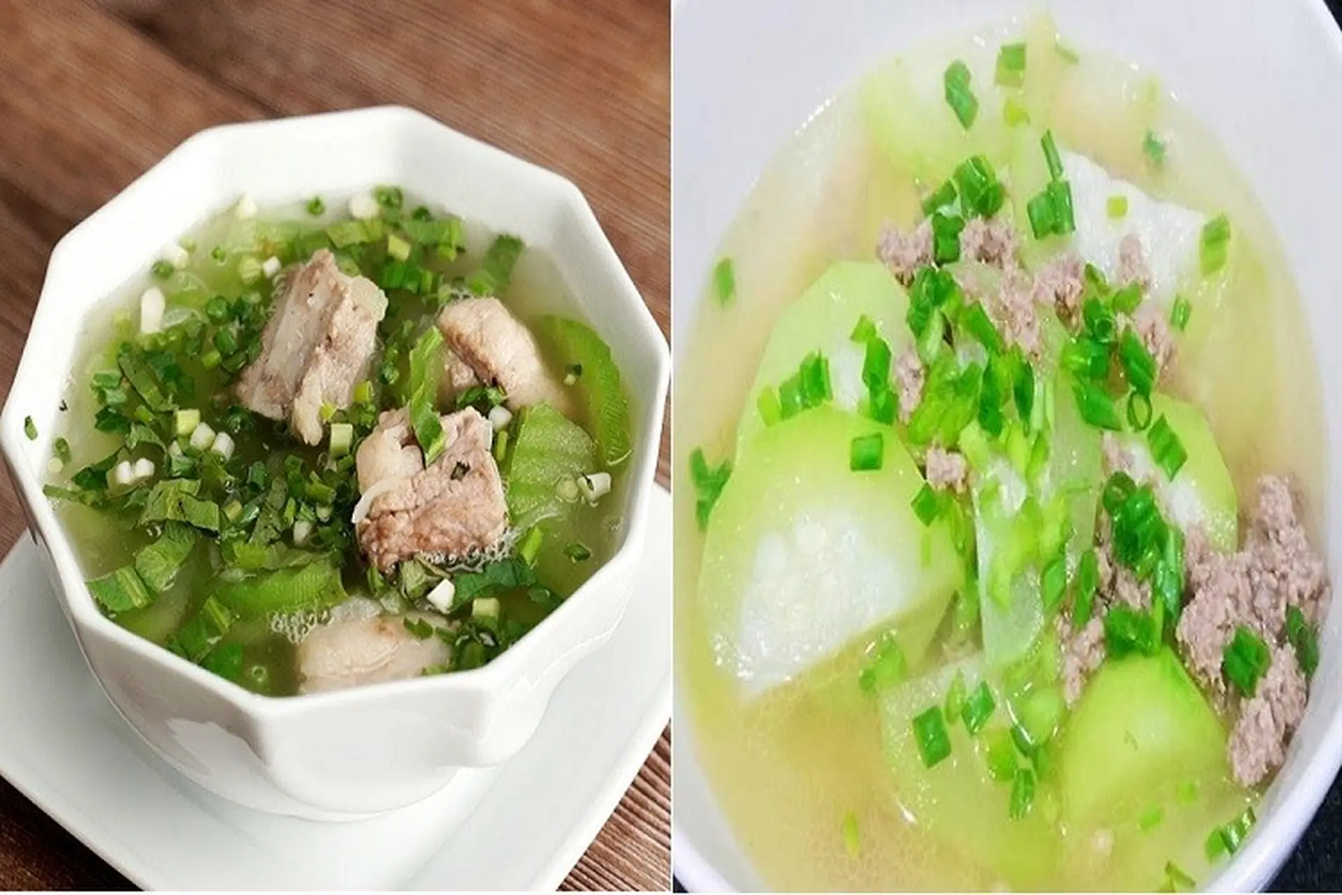 Cách nấu canh bí đao với thịt heo, xương heo đơn giản, thanh đạm, thơm ngon