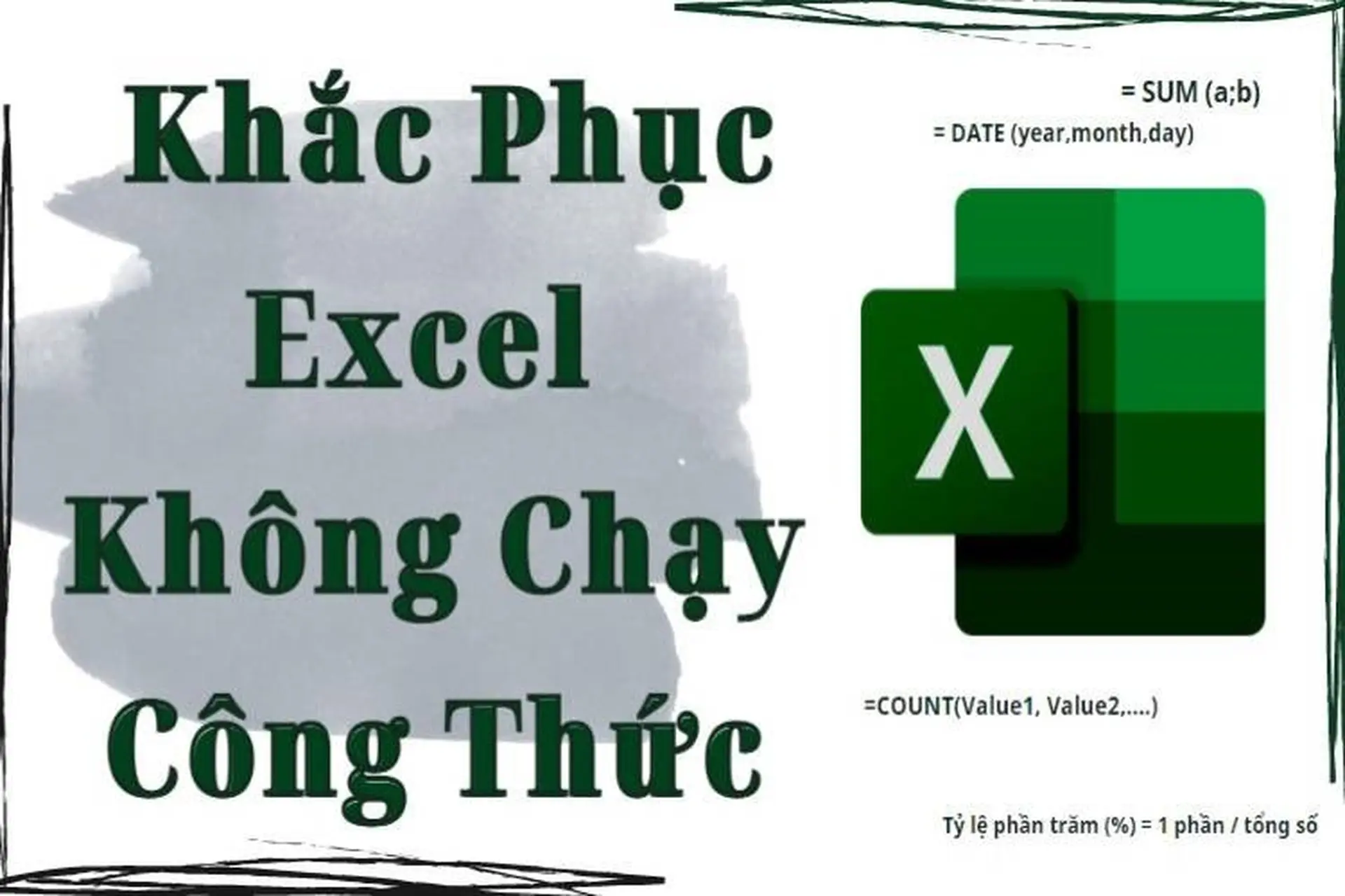  Cách sửa lỗi Excel không chạy công thức dễ dàng và hiệu quả