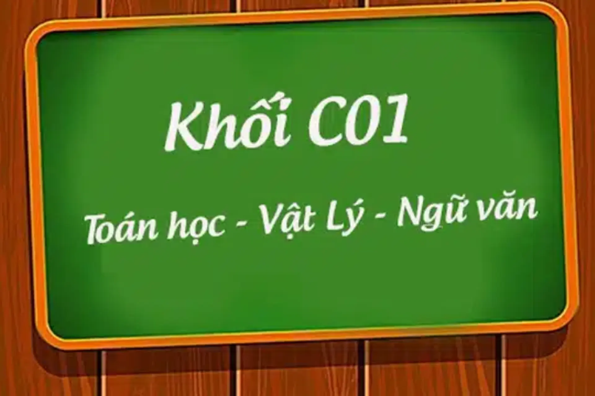 Khối C01 gồm những môn nào? Những ngành và trường đại học nào xét tuyển khối C01?