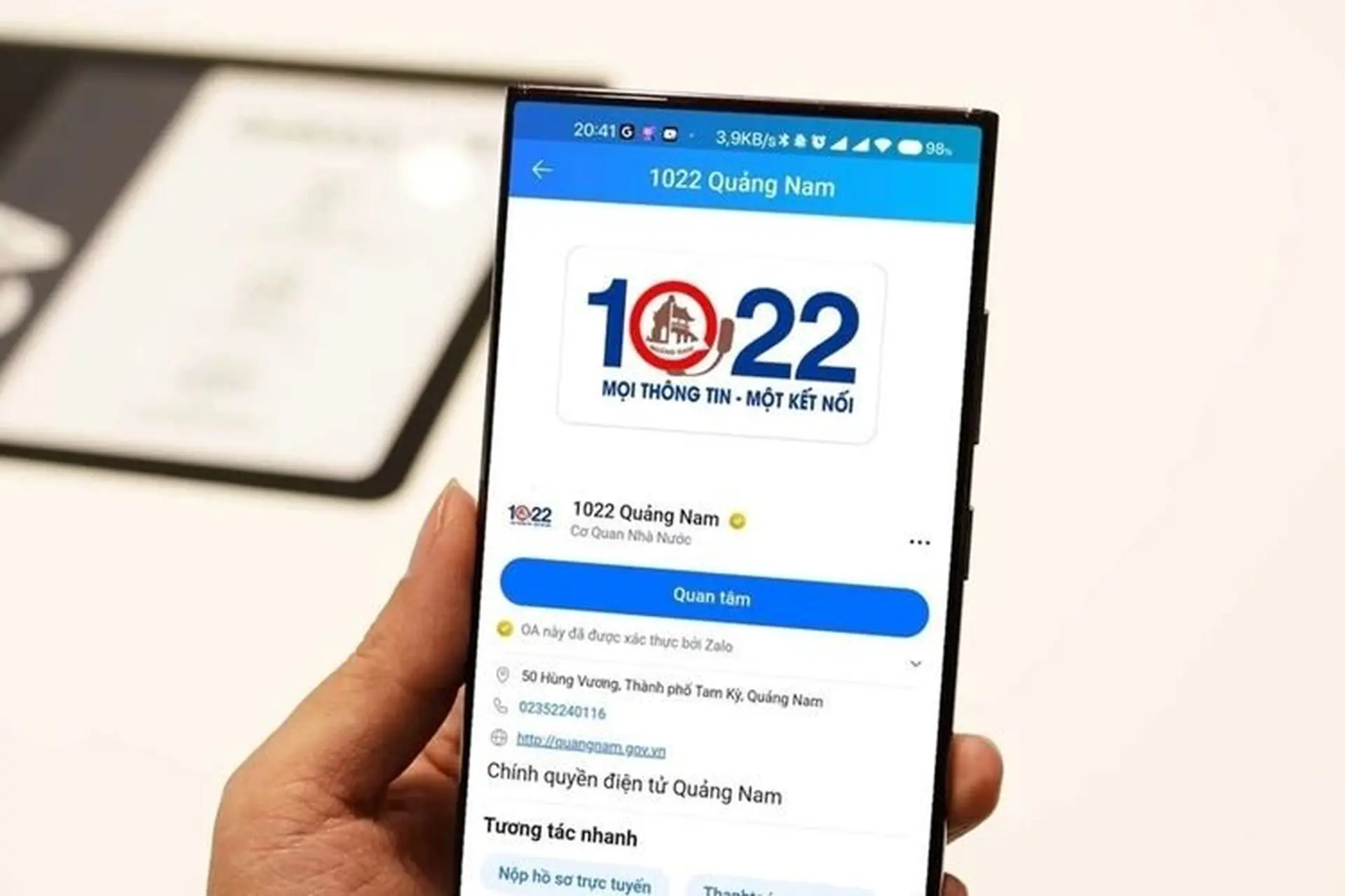 Mách bạn cách tra cứu tiến độ hồ sơ về các thủ tục hành chính ngay trên Zalo cực đơn giản