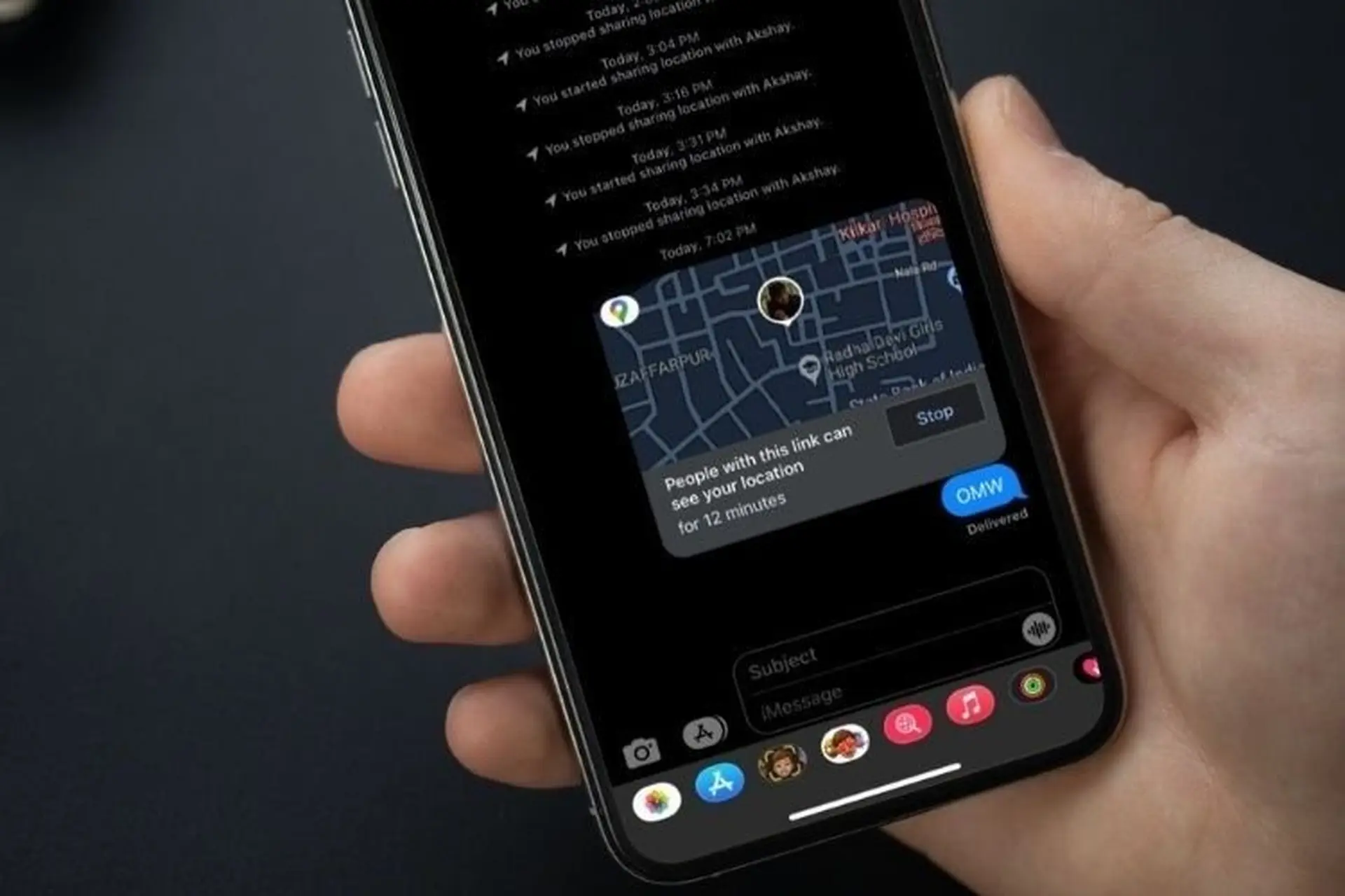 Mẹo bật chia sẻ vị trí trong tin nhắn trên iPhone vô cùng tiện lợi mà ít ai biết 