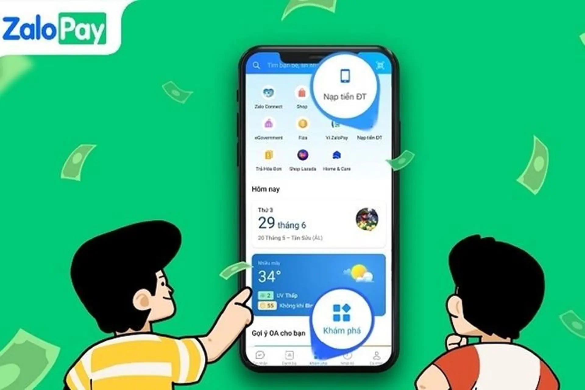 Bỏ túi ngay cách nạp tiền điện thoại ngay trên ứng dụng Zalo vô cùng đơn giản