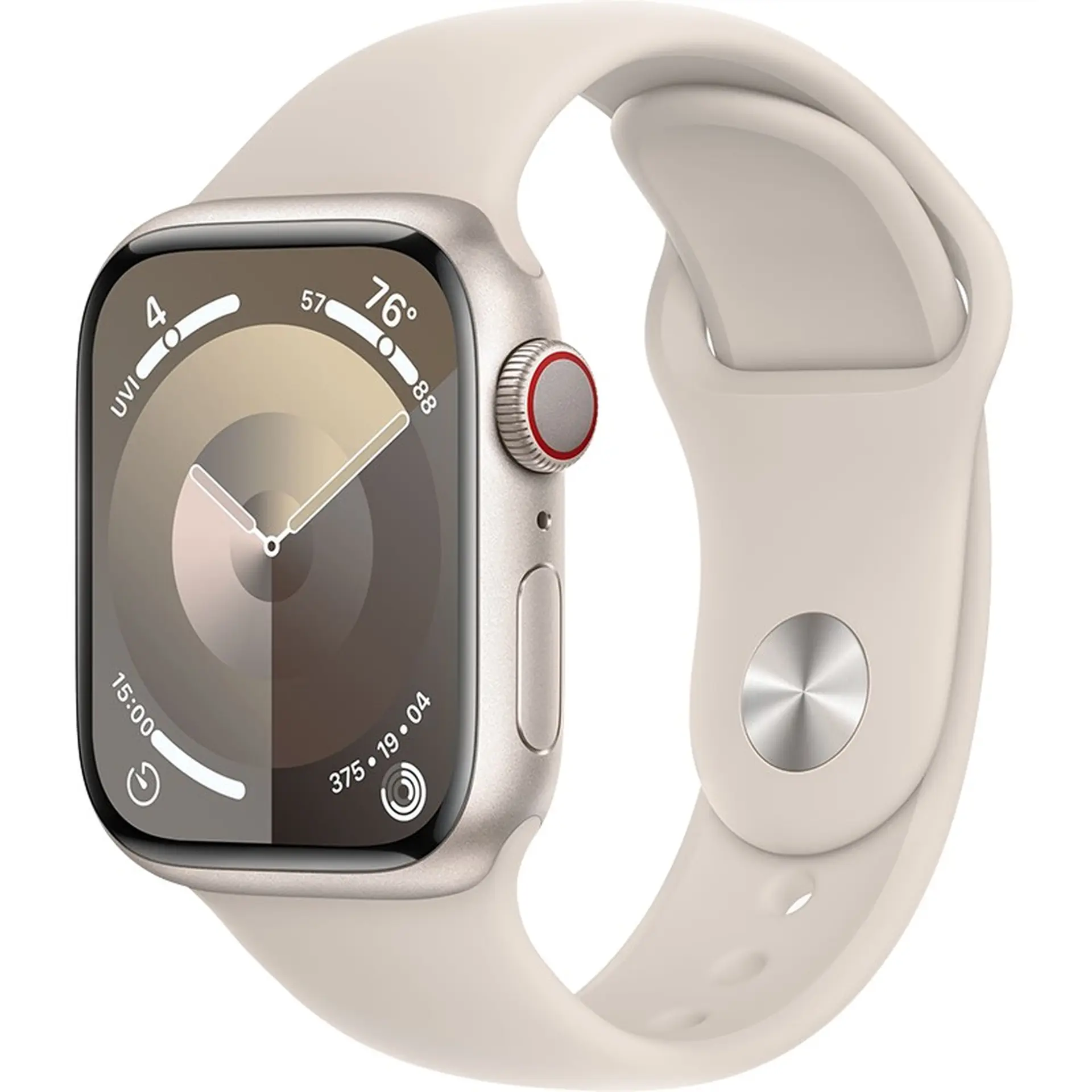 Apple Watch Series 9 GPS + Cellular 41mm Viền nhôm Dây cao su cỡ M/L