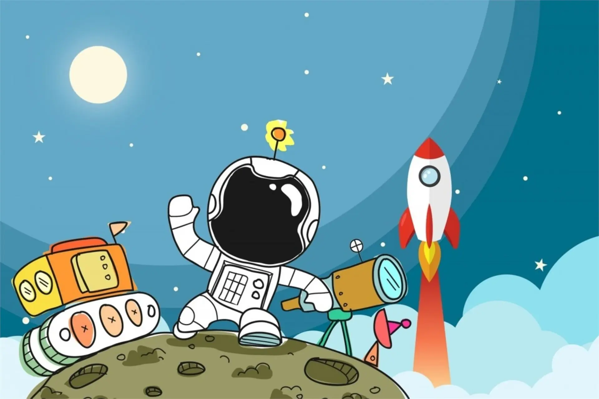 Trọn bộ hình nền phi hành gia 4K siêu đẹp cho máy tính và điện thoại