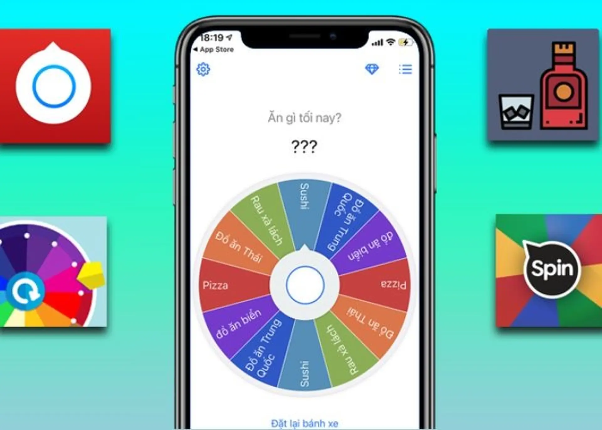 Top 5 ứng dụng vòng quay sai khiến cực vui không thể thiếu trong những buổi tụ họp