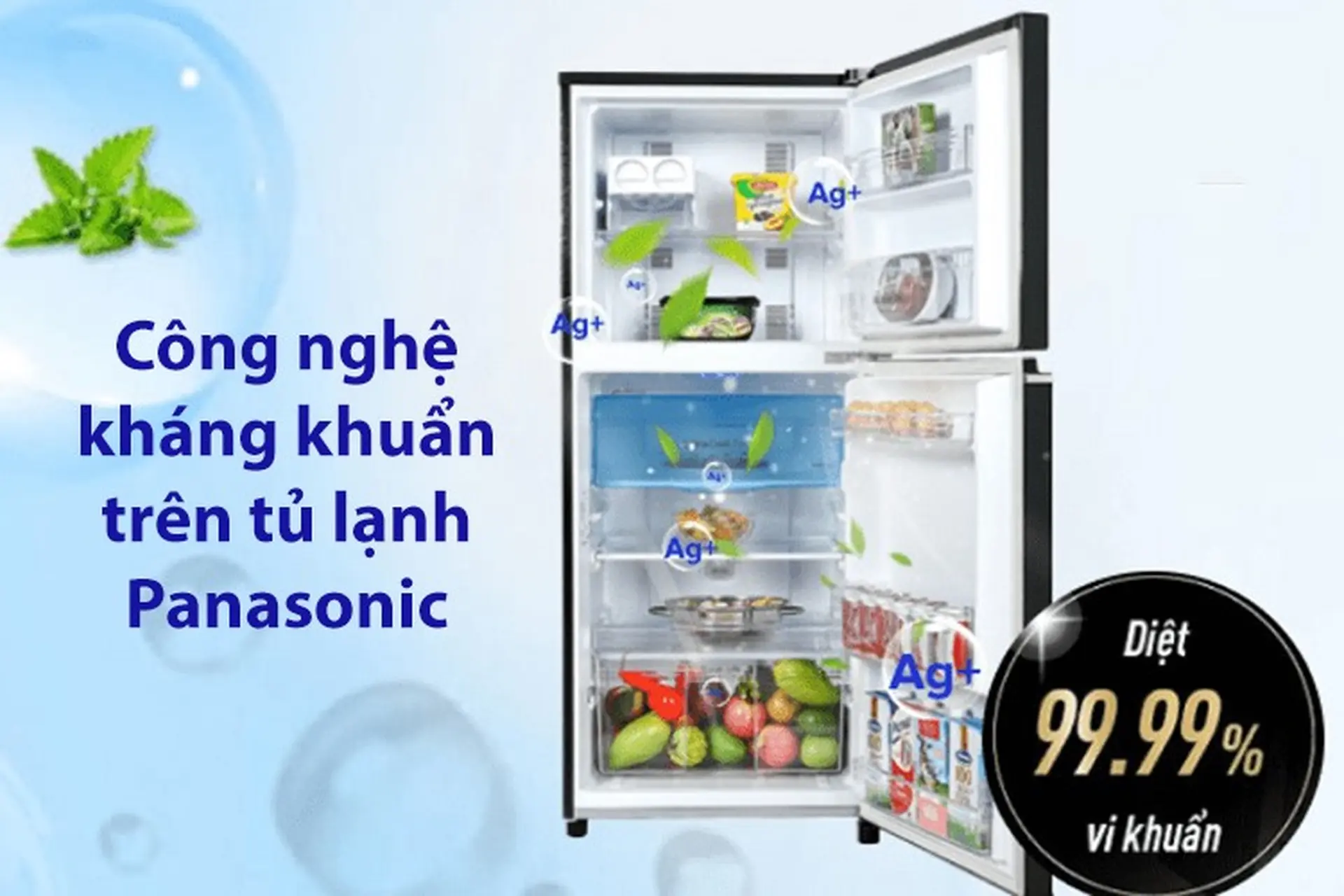 Khám phá công nghệ kháng khuẩn tủ lạnh Panasonic: Có thực sự hiệu quả không?