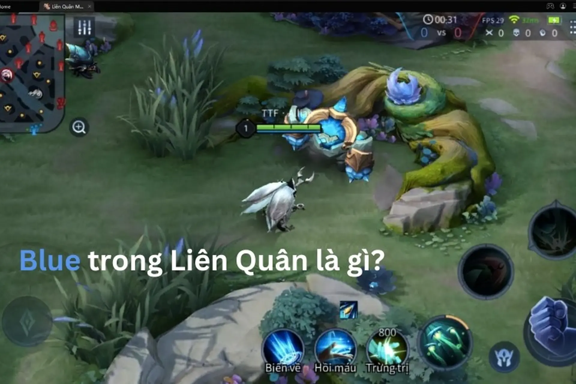 Blue trong Liên Quân là gì? Bí quyết giúp game thủ “hồi mana" trong nháy mắt 