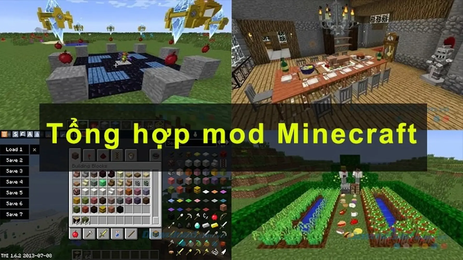 Điểm danh tất cả các mod Minecraft hay mà bạn nhất định phải cài khi chơi game