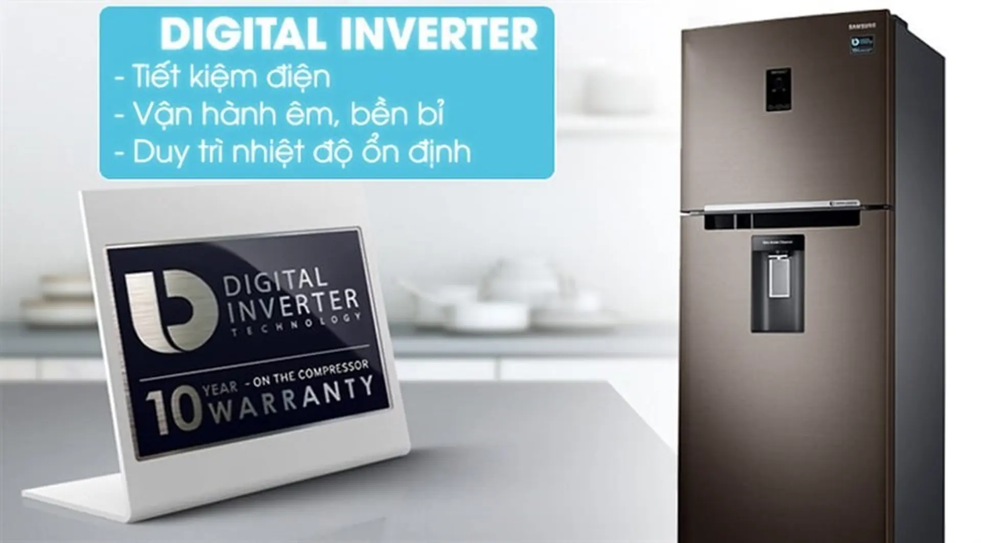 Công nghệ Digital Inverter là gì? Lợi ích của việc sử dụng công nghệ digital inverter trên tủ lạnh samsung