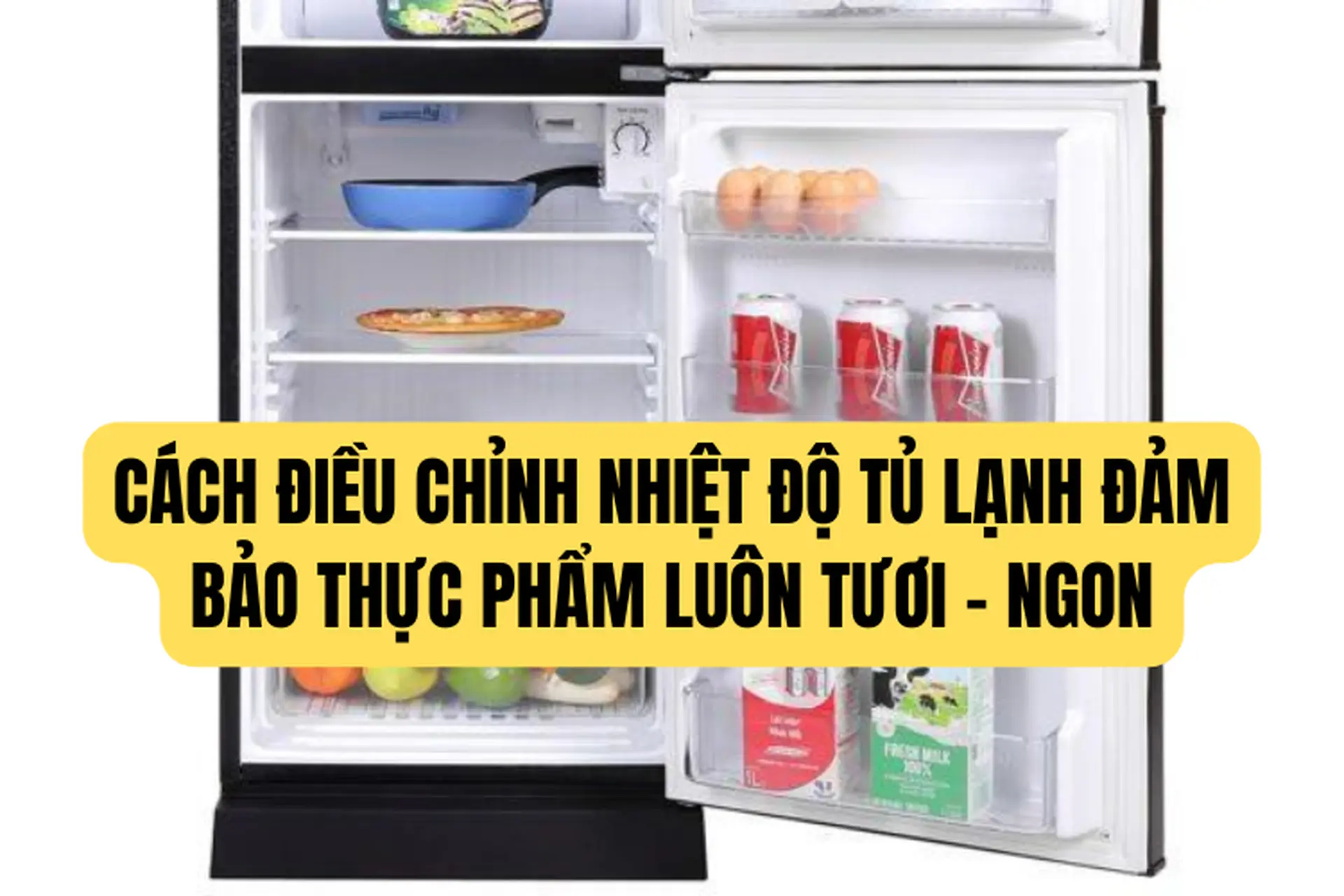 Cách điều chỉnh nhiệt độ tủ lạnh đảm bảo thực phẩm luôn tươi - ngon