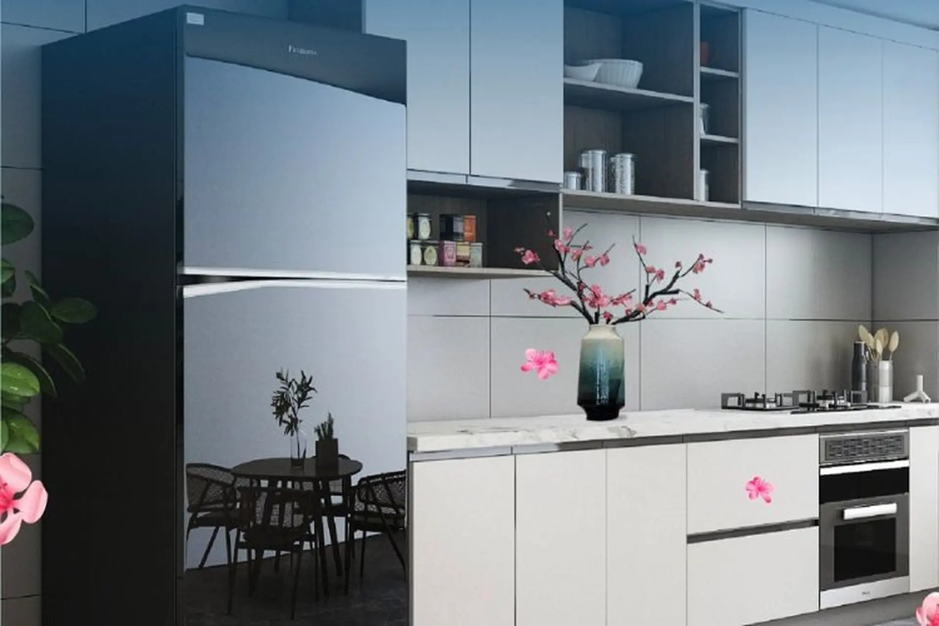 Tìm hiểu tủ lạnh mặt gương và lý do nên lựa chọn tủ lạnh mặt gương trong năm 2023 là gì?