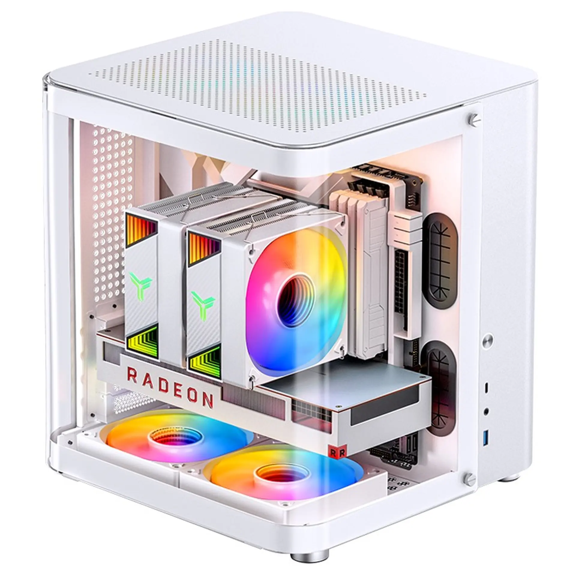 PC Gaming E-Power Crystal White i7 12700F / RAM 32GB / SSD 500GB / 750W / RTX 4060