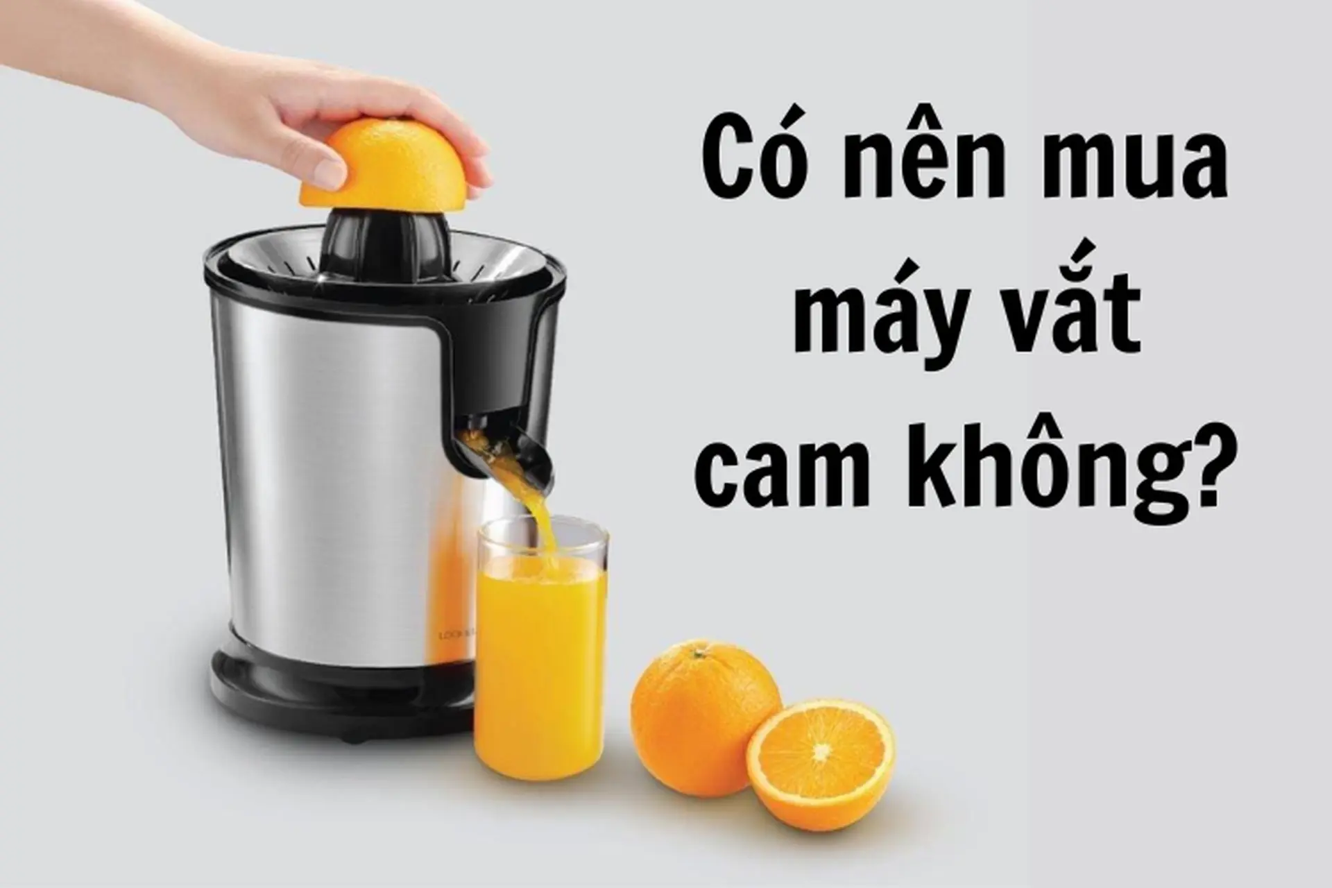 Có nên mua máy vắt cam không? Cách chọn máy vắt cam chất lượng cho gia đình