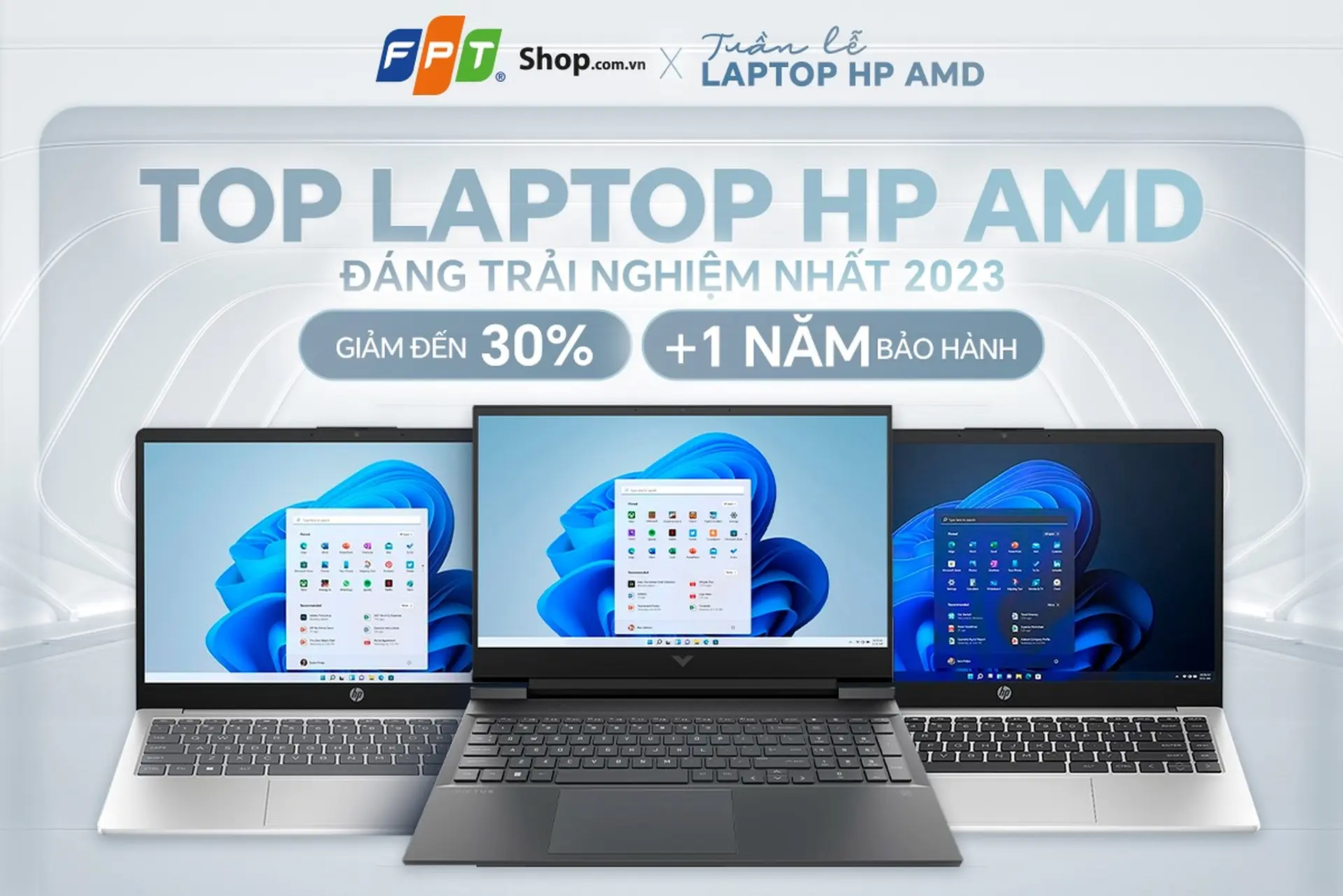 Tuần lễ Laptop HP AMD: FPT Shop giảm “sốc” đến 30% và tặng thêm 1 năm bảo hành cho HS - SV