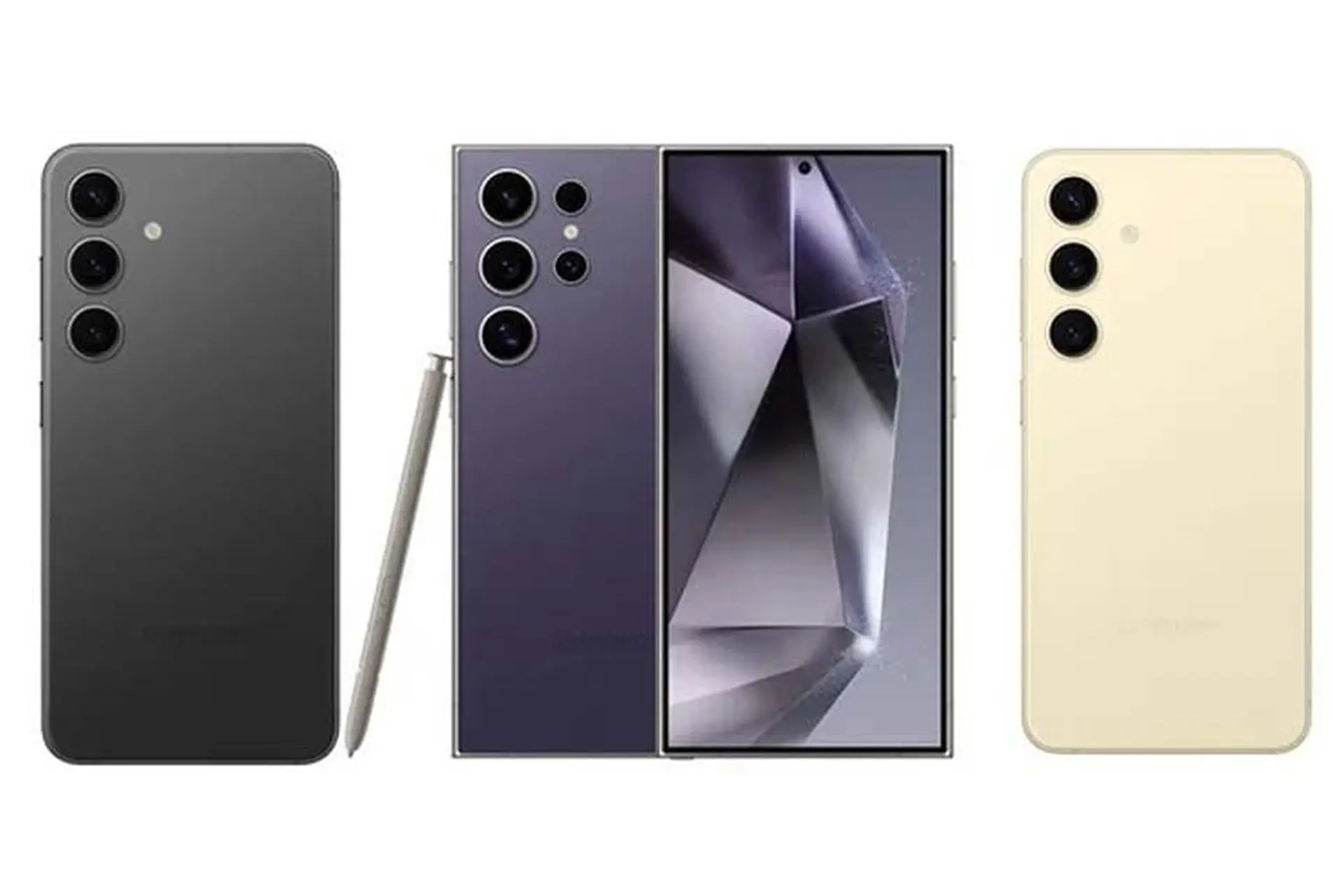 Galaxy S24, Galaxy S24 Plus và Galaxy S24 Ultra lộ ảnh render sắc nét trước khi ra mắt