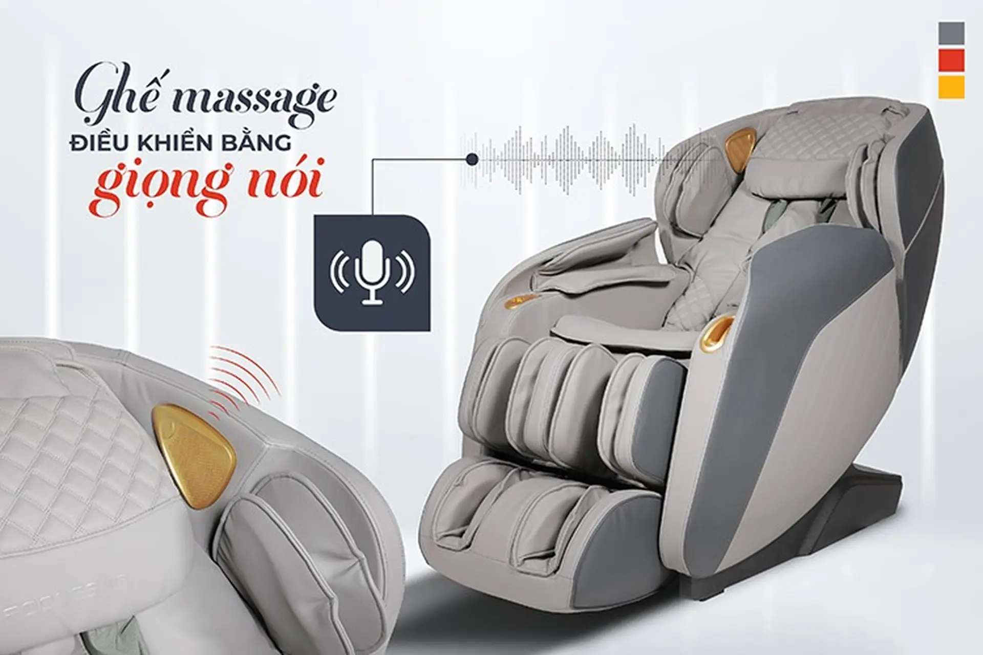 Ghế massage điều khiển bằng giọng nói là gì? Khám phá loạt ưu điểm vượt trội