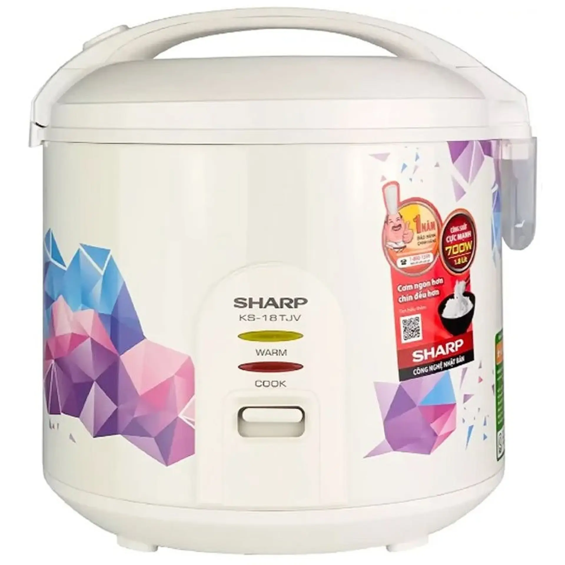 Nồi cơm điện Sharp 1.8 lít KS-18TJV