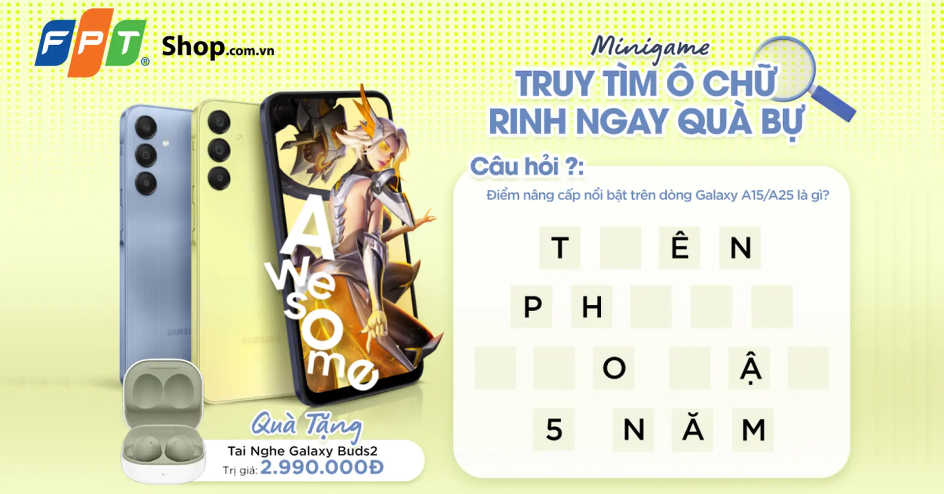 Kết quả minigame “Truy tìm ô chữ - Rinh ngay quà bự"