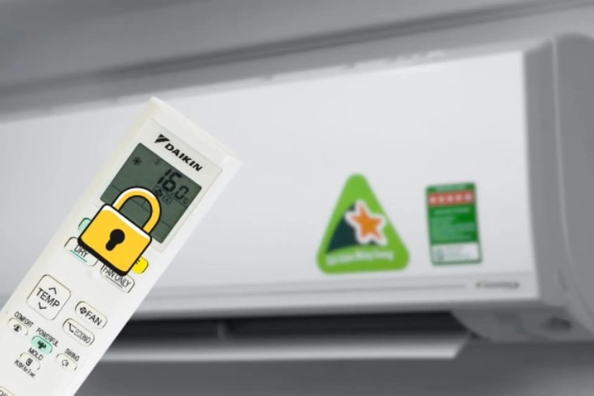 Điều khiển điều hòa Daikin bị khóa - cách xử lý kịp thời để điều hòa tiếp tục sử dụng