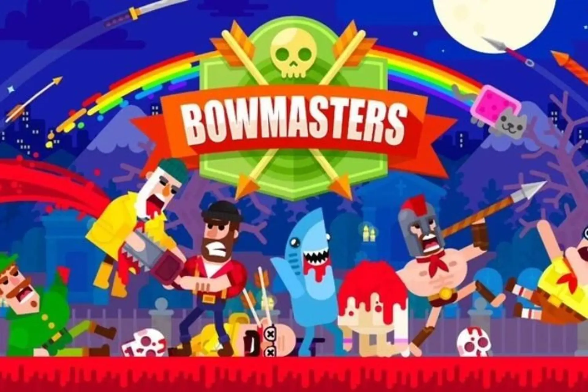 Chơi ngay Game Bowmasters - Trò chơi bắn cung trực tuyến miễn phí, vui nhộn