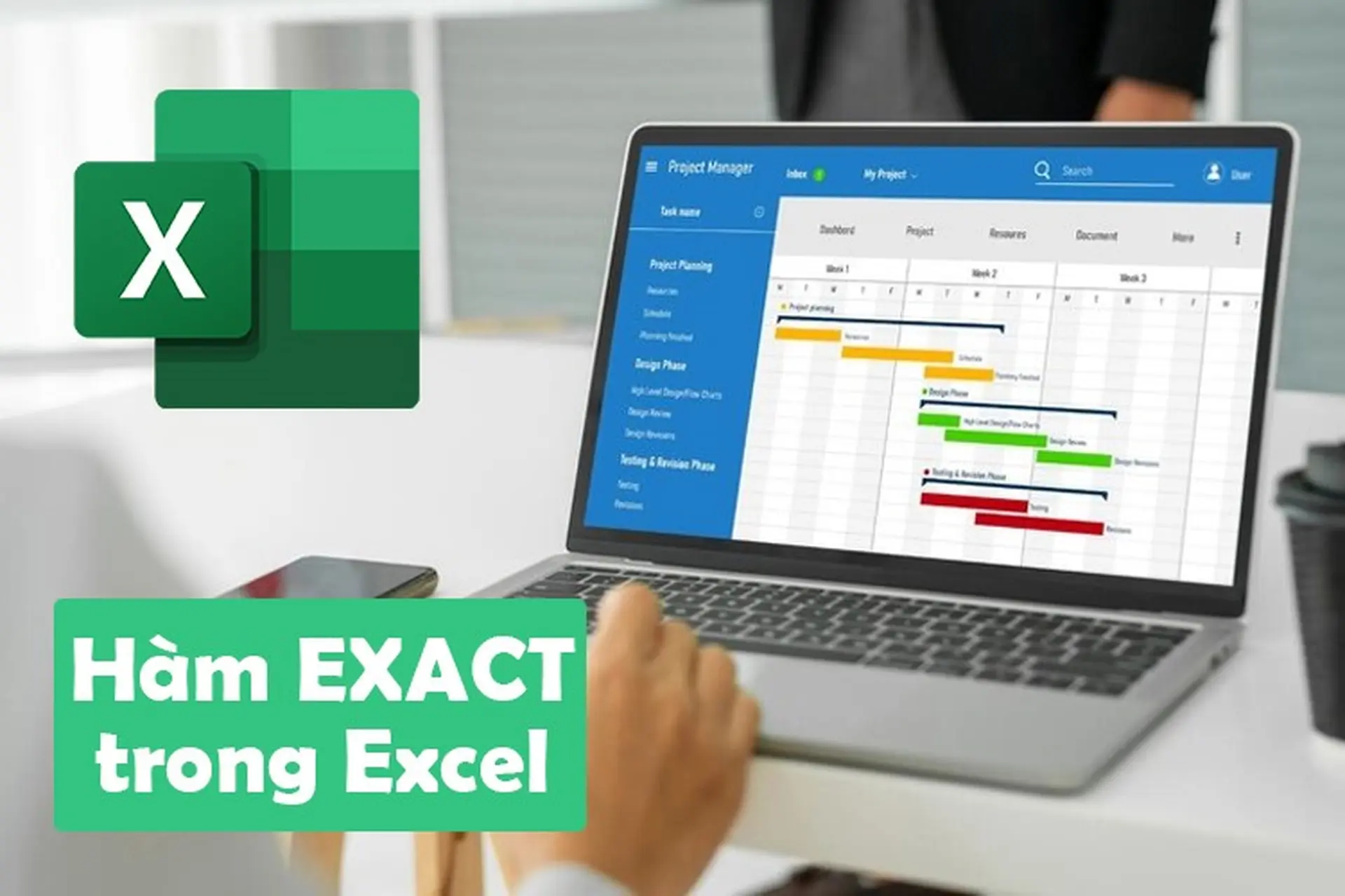 Cách sử dụng hàm EXACT trong Excel để so sánh hai chuỗi văn bản chính xác đến từng ký tự