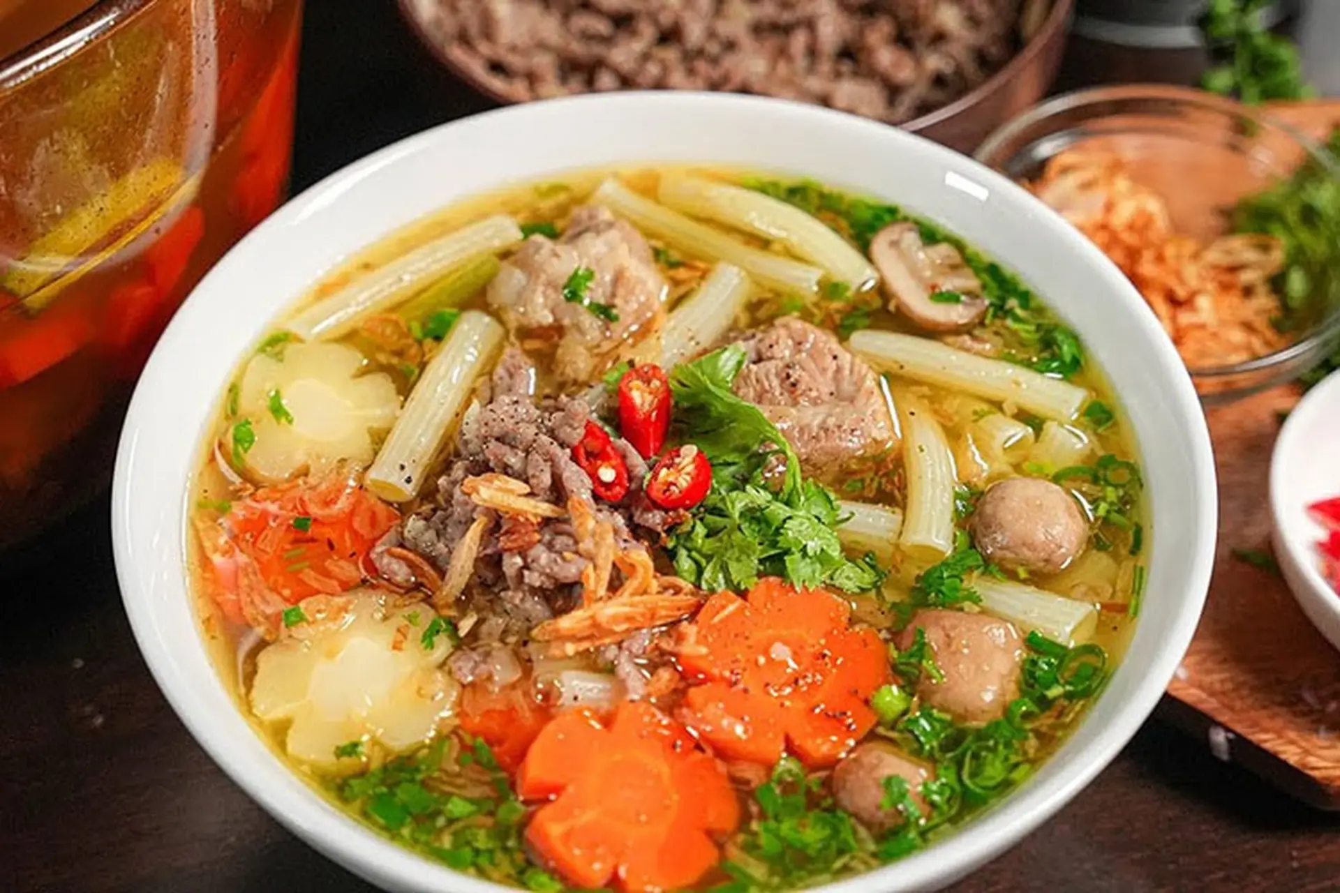 Cách nấu nui thịt bằm thơm ngon bổ dưỡng siêu dễ làm tại nhà