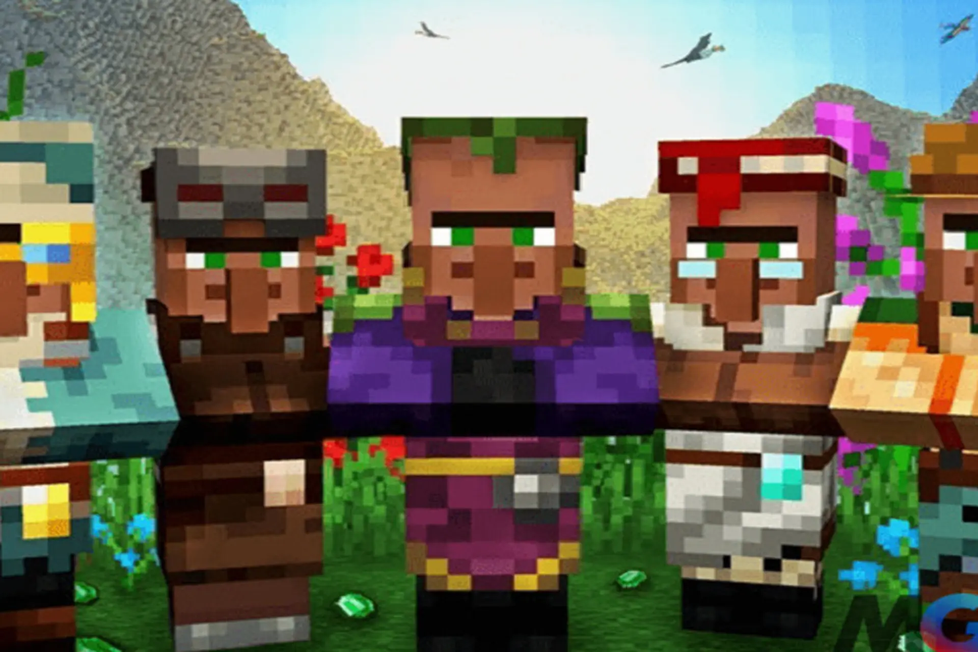 “Bật mí” toàn bộ về dân làng Minecraft có thể bạn chưa biết