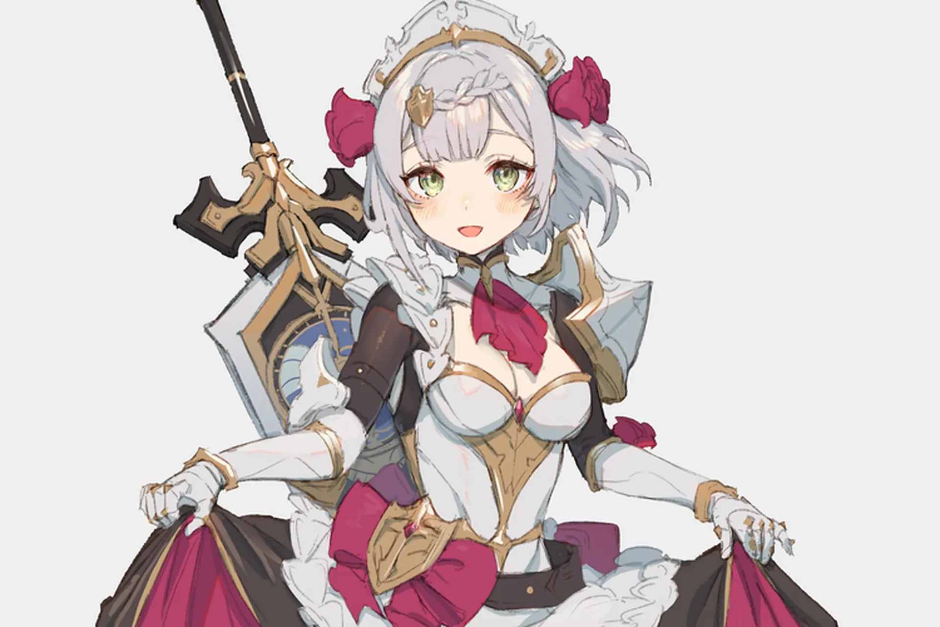 Cách chơi Noelle Genshin Impact - Đóa Hoa Chưa Vinh Danh