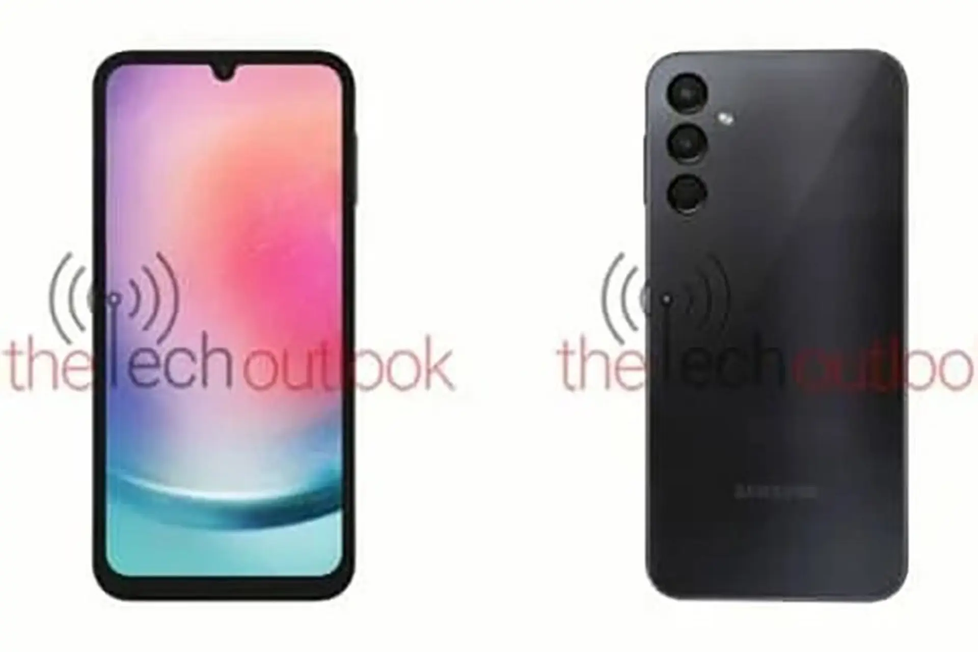 Samsung Galaxy A24 lộ ảnh render, xác nhận có màn hình giọt nước, 3 camera sau