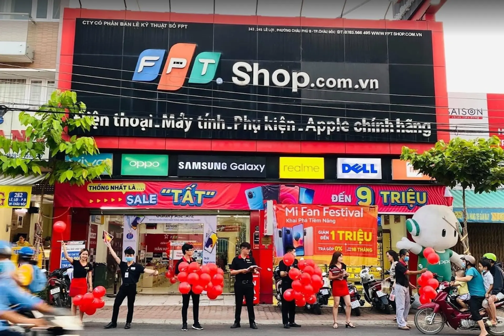 Cửa hàng FPTShop.com.vn tại 243 - 245 Lê Lợi, P. Châu Phú B, TP. Châu ...