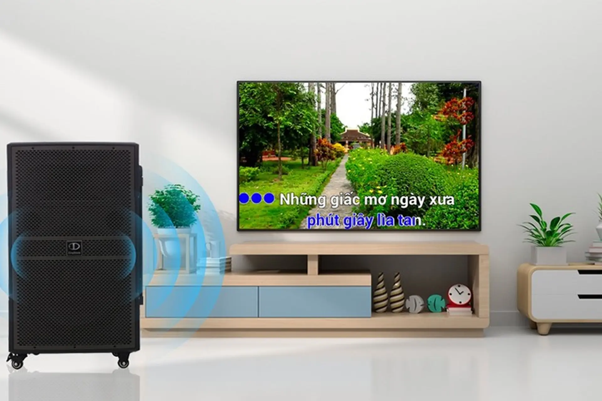 Hướng dẫn cách kết nối loa kéo với tivi hát karaoke tại nhà