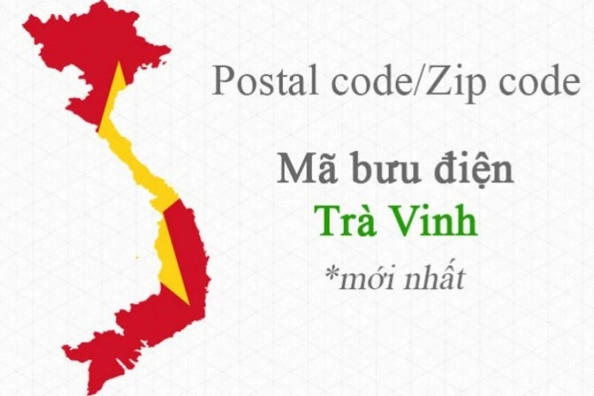 Mã ZIP Trà Vinh - Danh sách mã bưu điện Trà Vinh mới 2023