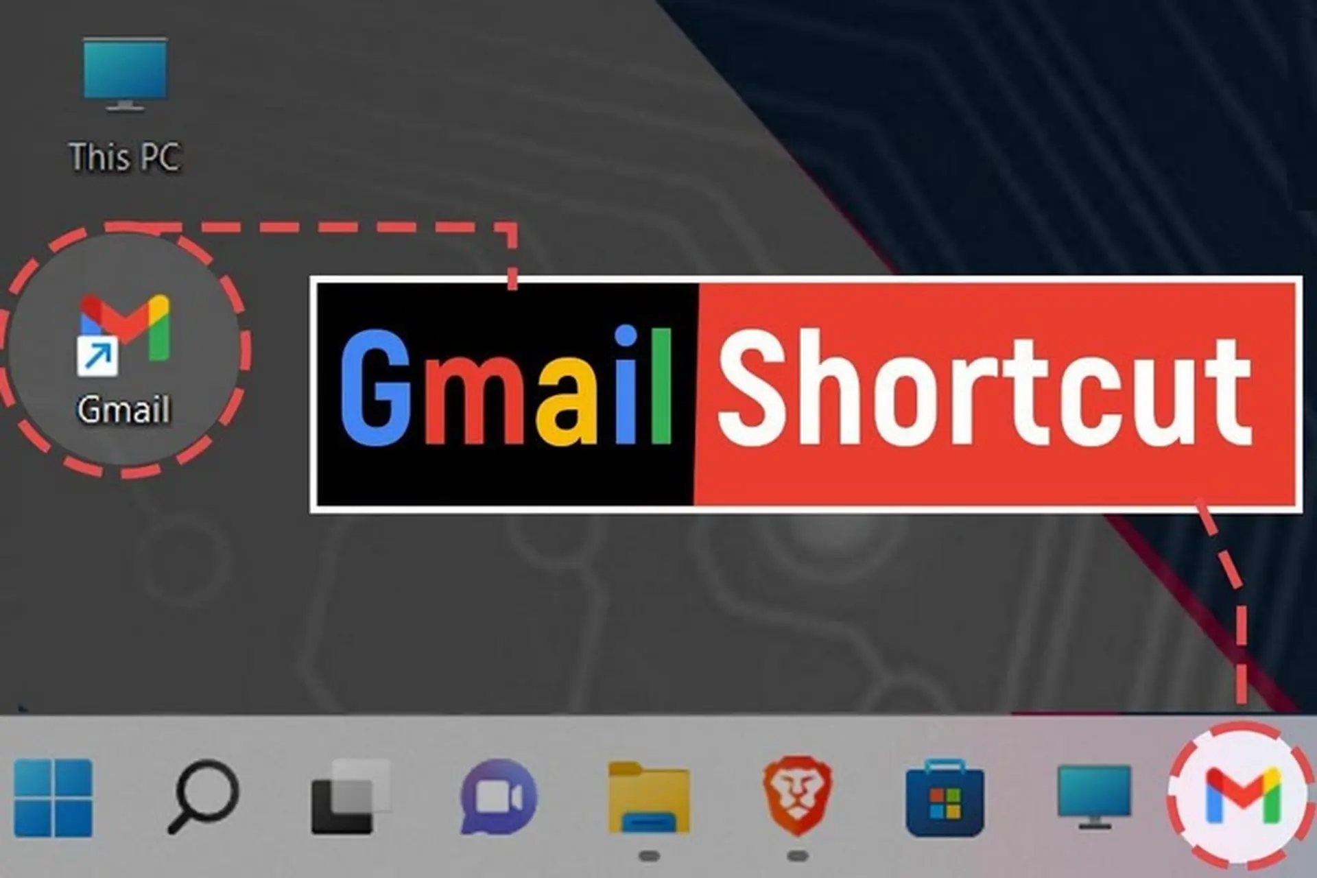 Bật mí cách thêm Gmail vào thanh tác vụ Windows 11