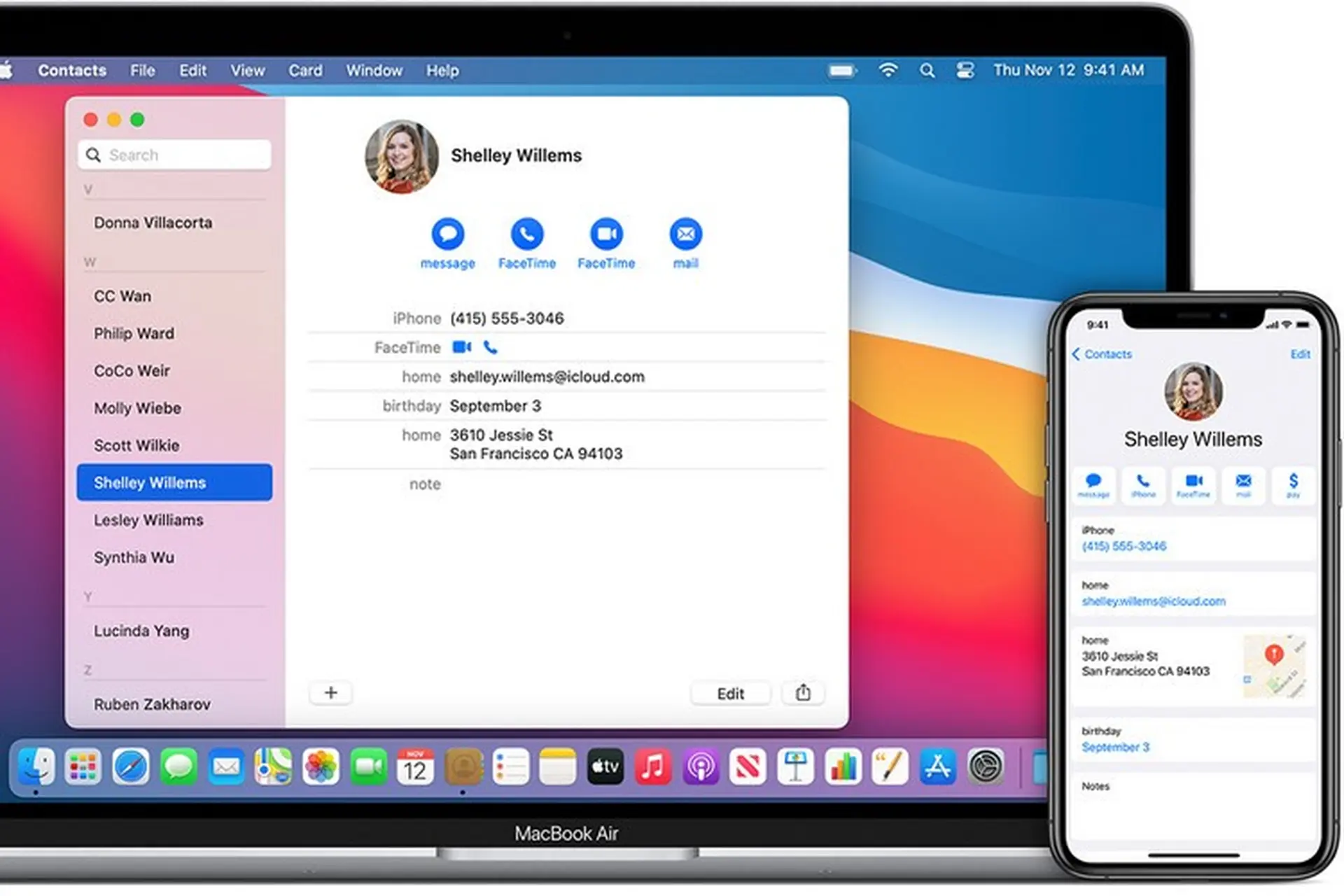 Hướng dẫn thêm, xóa và đồng bộ hóa danh bạ mới trên máy Mac 
