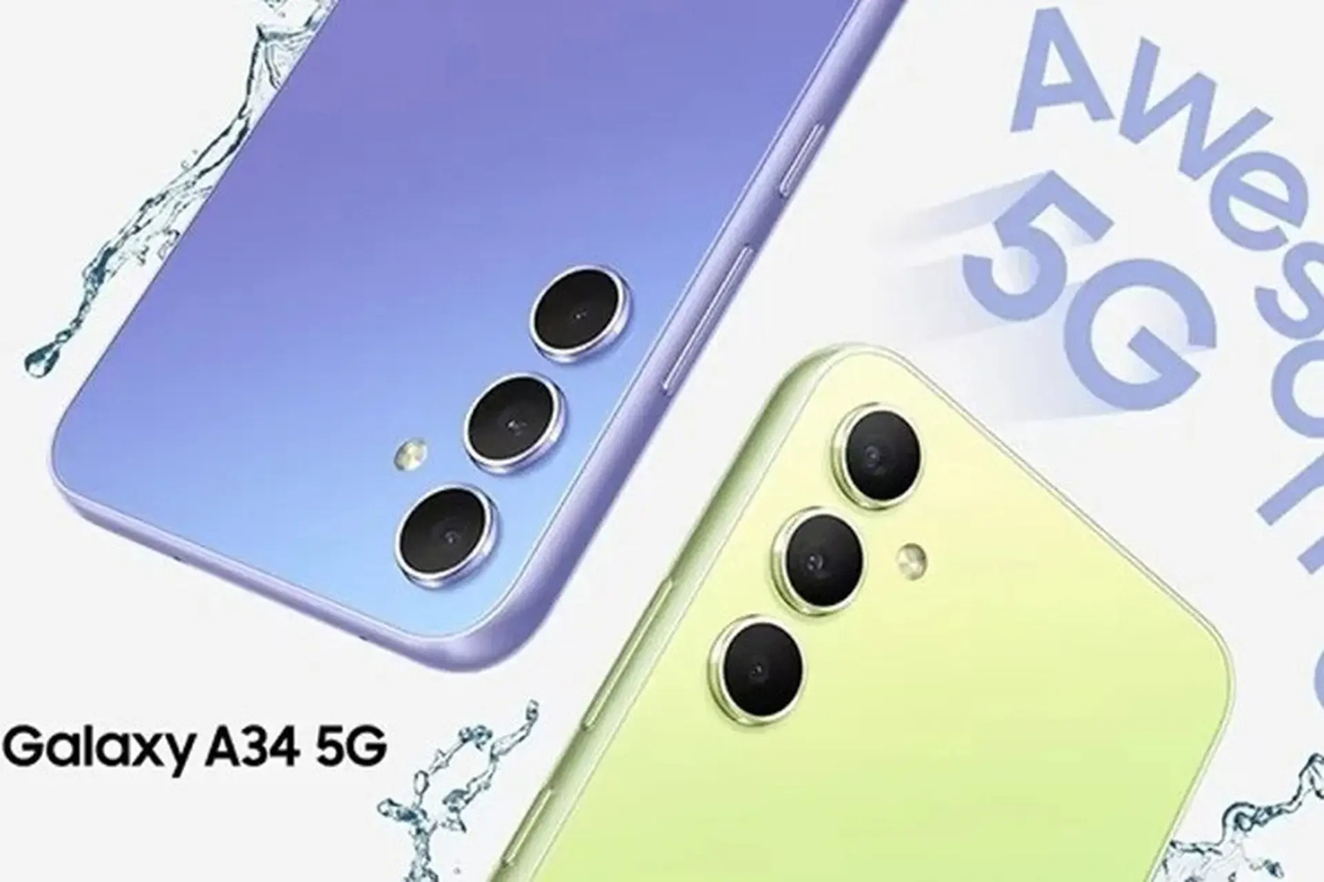 Thiết kế và cấu hình Samsung Galaxy A34 5G được xác nhận trong ảnh quảng cáo