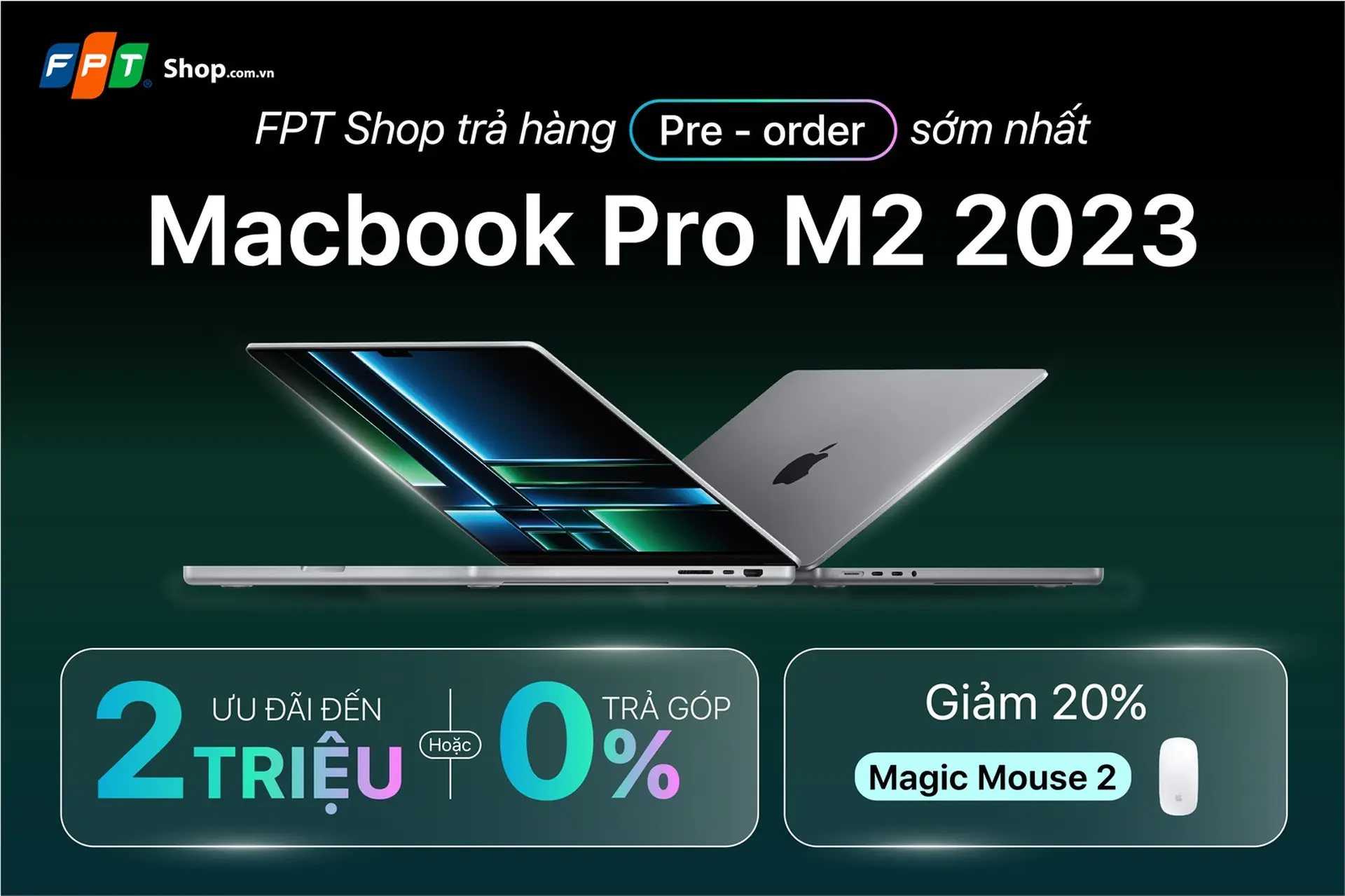 FPT Shop trả hàng cho những khách hàng pre-order sớm nhất sản phẩm MacBook Pro 14 | 16 M2 2023 chính hãng  