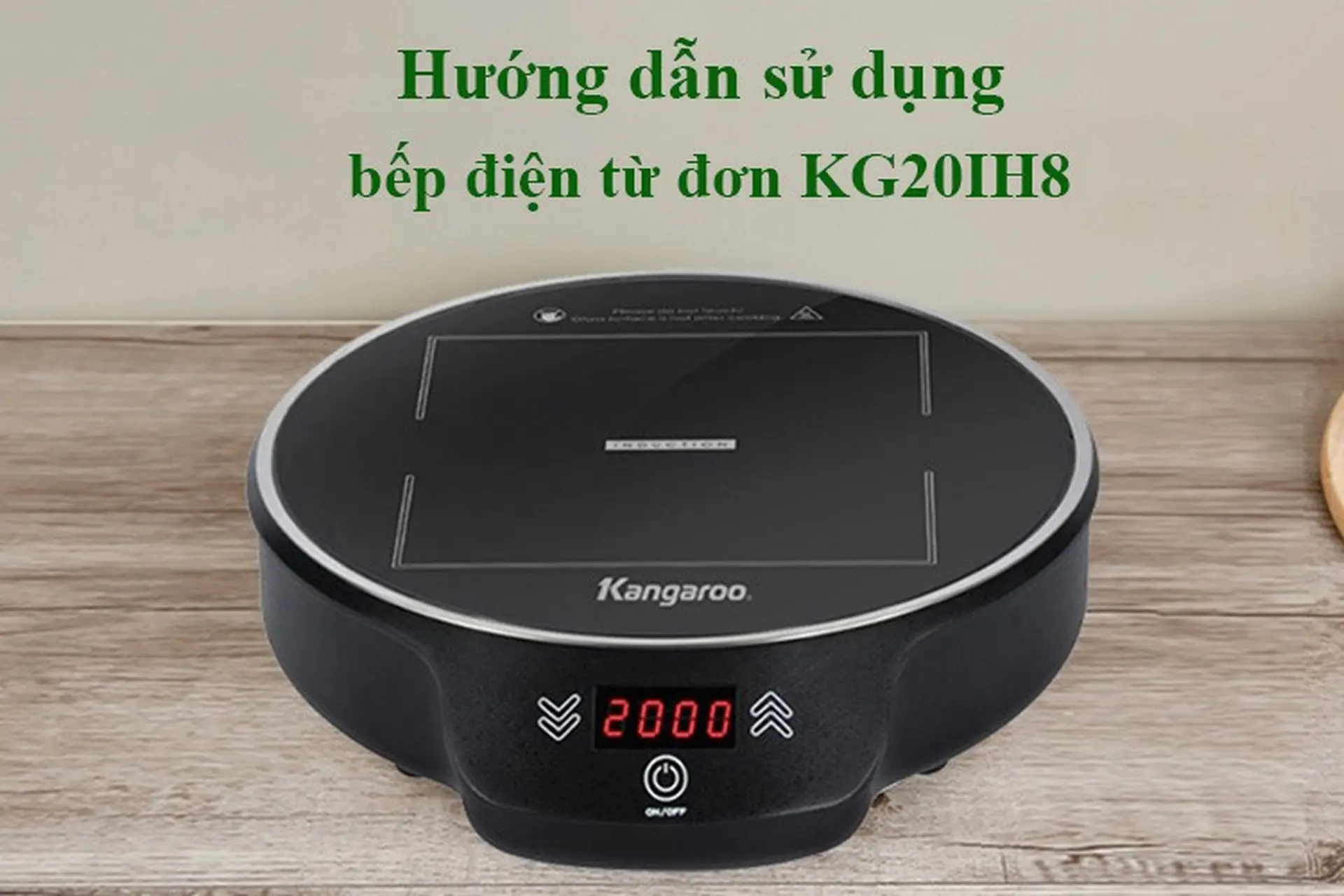 Hướng dẫn sử dụng bếp điện từ đơn Kangaroo KG20IH8
