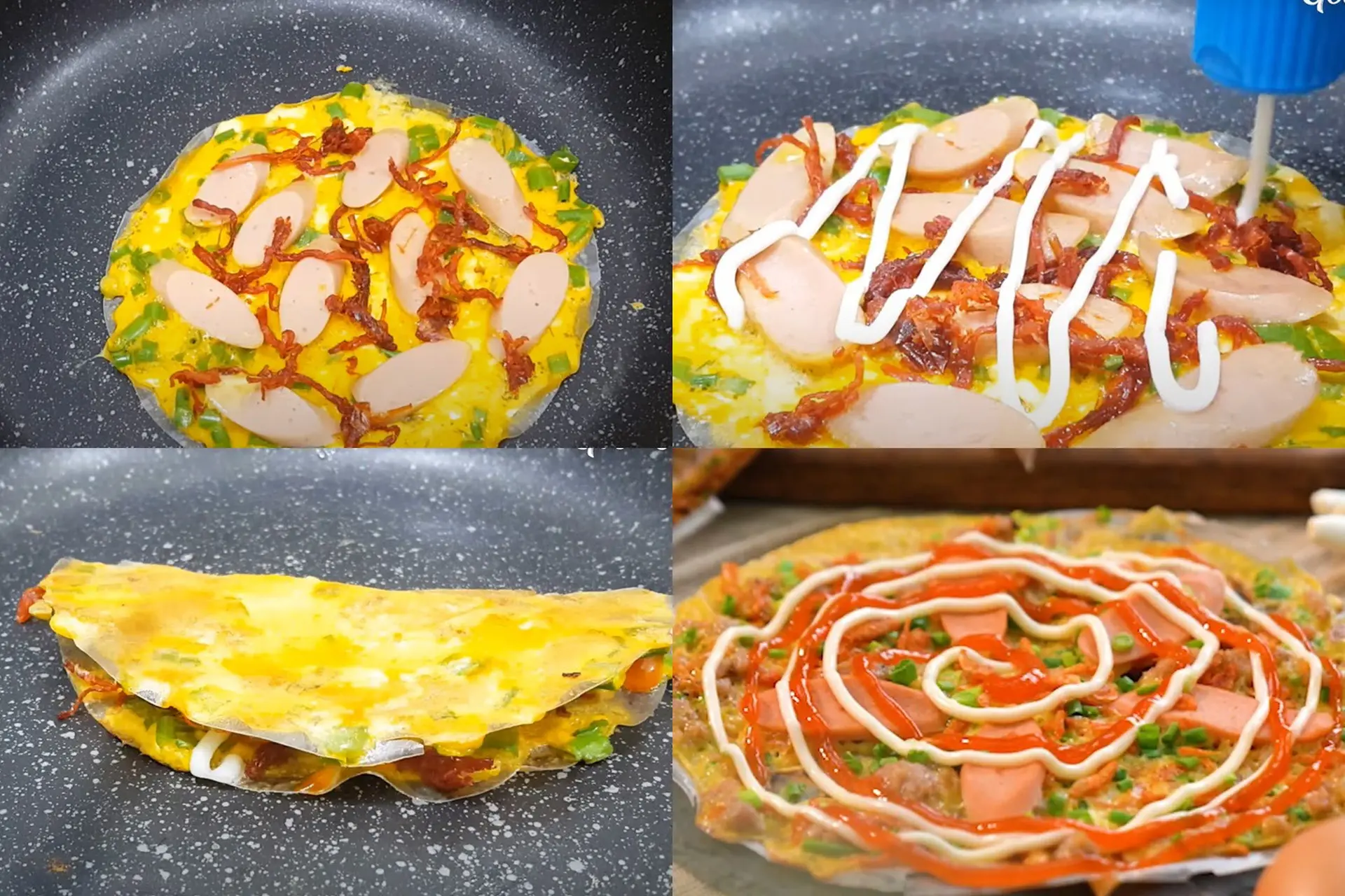 Hướng dẫn cách làm bánh tráng nướng bằng nồi chiên không dầu tại nhà