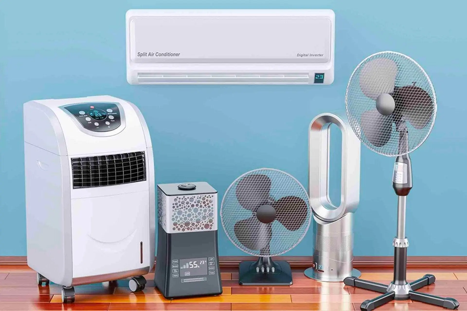 Tìm hiểu nhanh về các loại quạt điều hòa trên thị trường