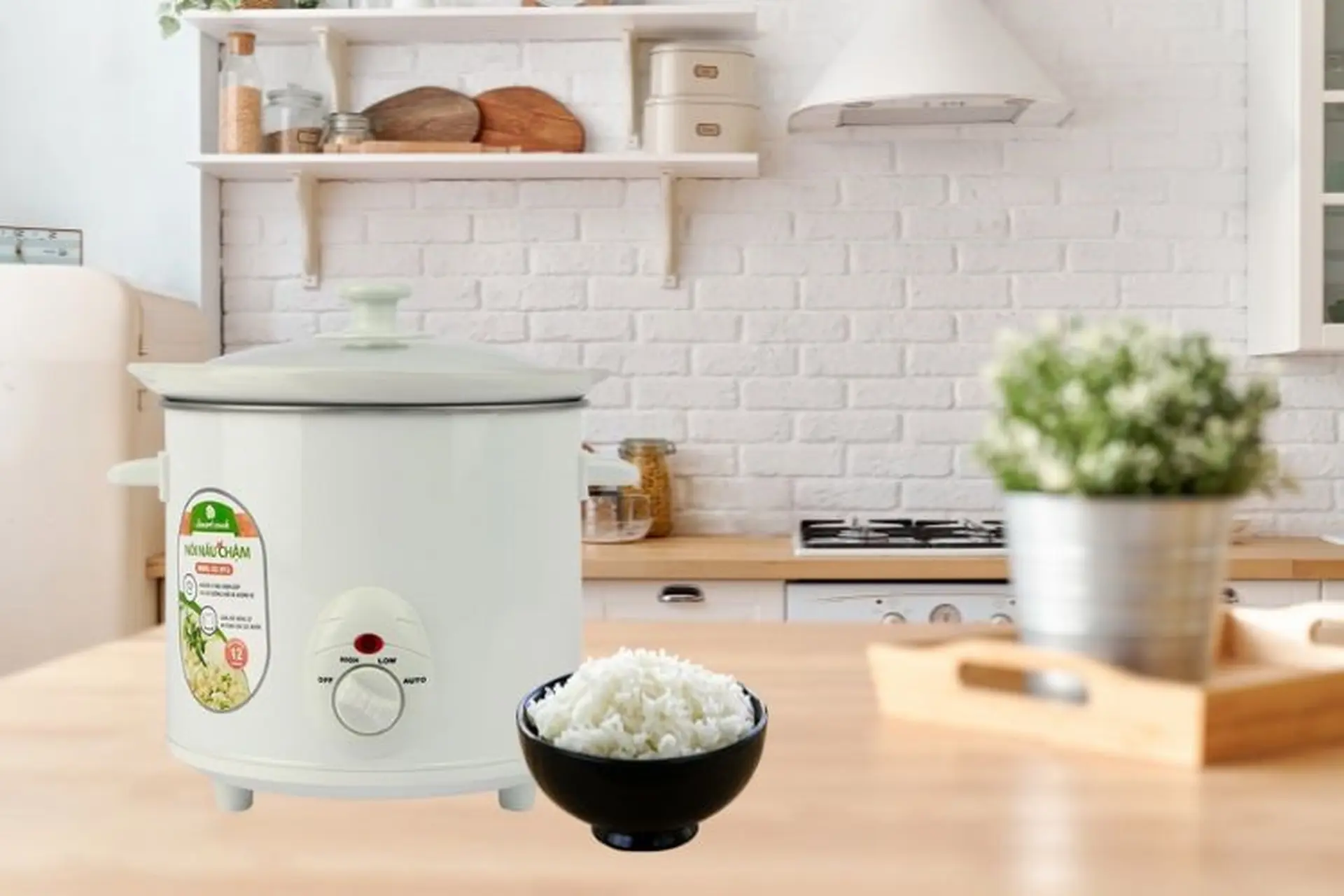 Mách bạn cách nấu cơm bằng nồi nấu chậm tại nhà cực đơn giản