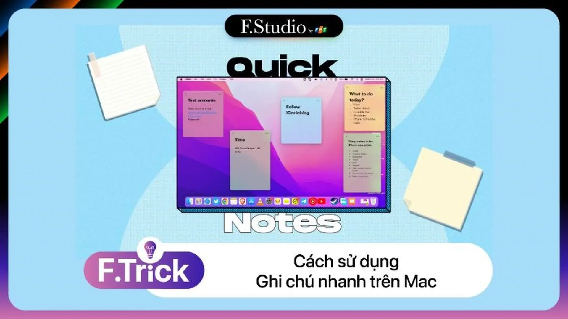 Cách sử dụng Ghi chú nhanh trên Mac cực hữu ích không thể bỏ qua