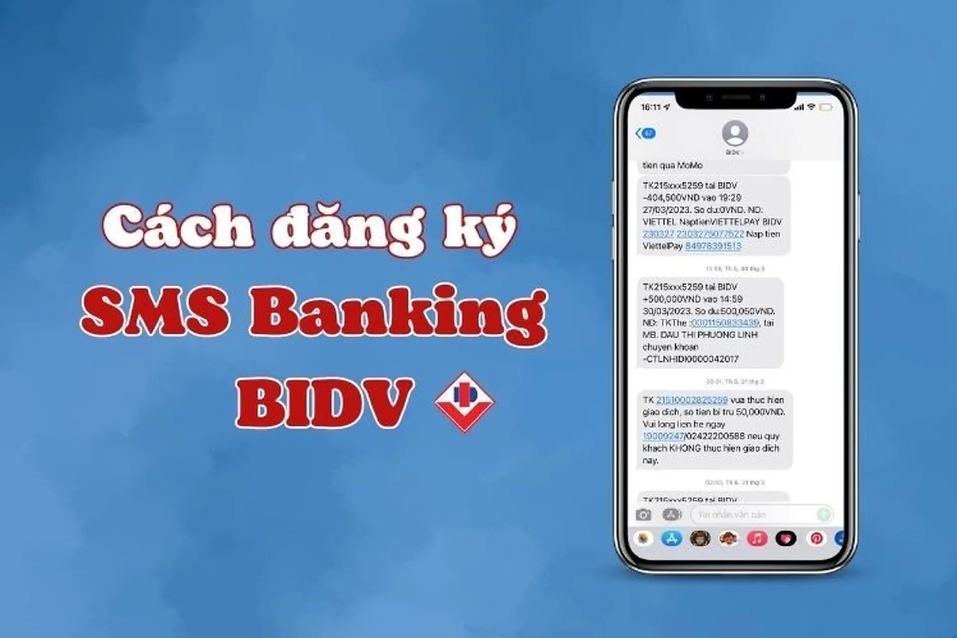 Cách đăng ký SMS Banking BIDV cực đơn giản, nhanh chóng