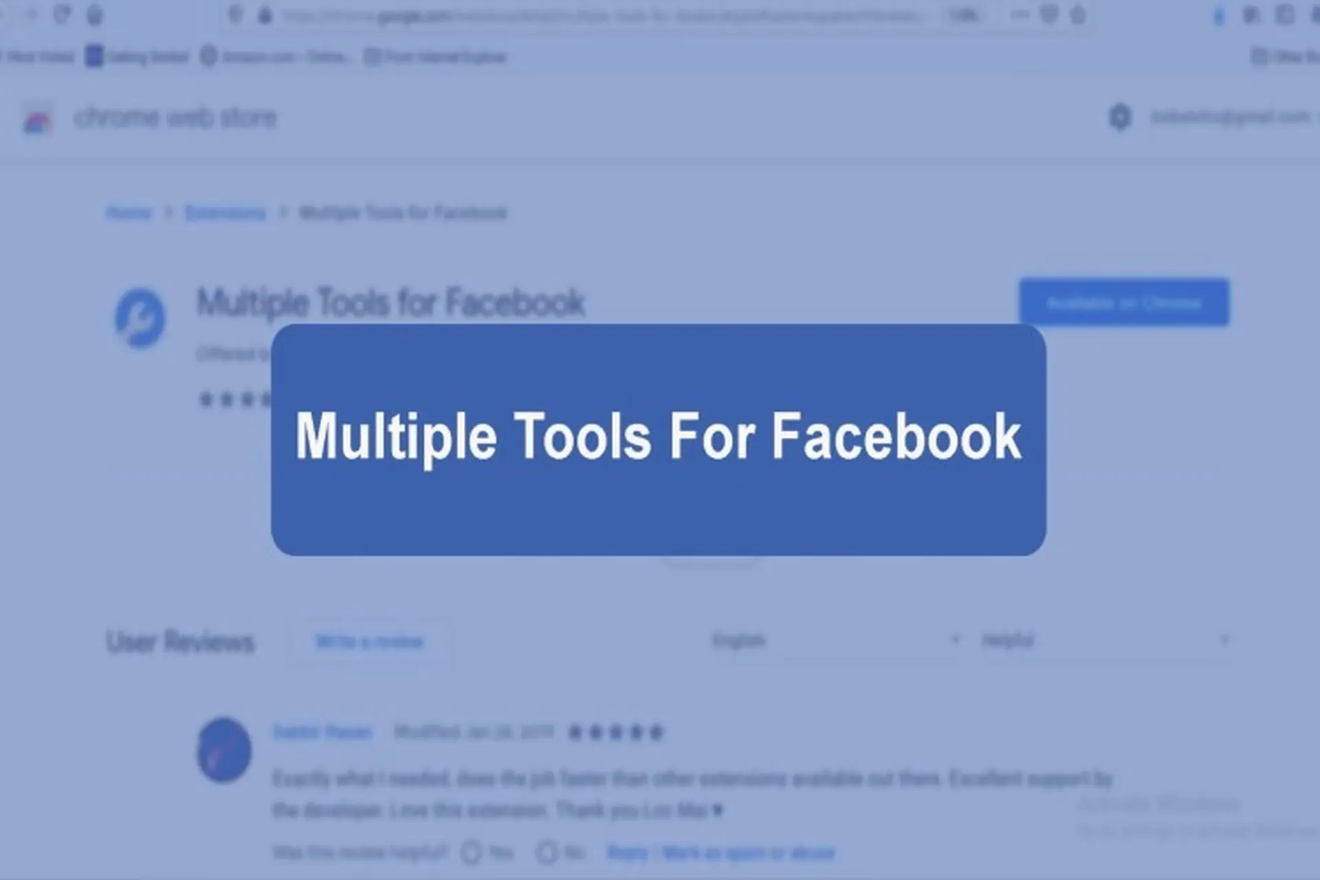 Cách tăng sự riêng tư trên Facebook của bạn nhờ Multiple tools for Facebook