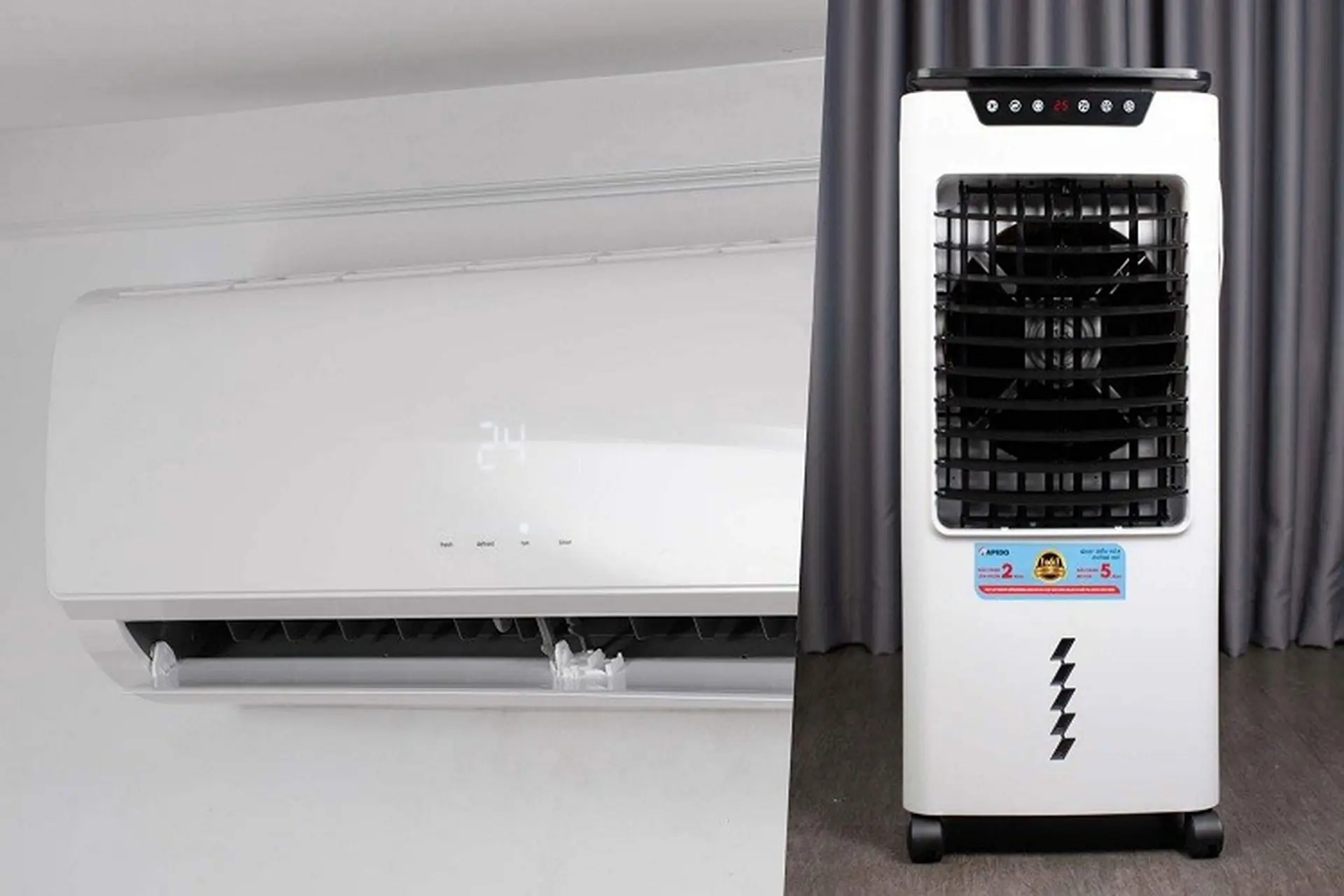 Nên mua máy lạnh hay quạt hơi nước? Loại nào tiết kiệm hơn?