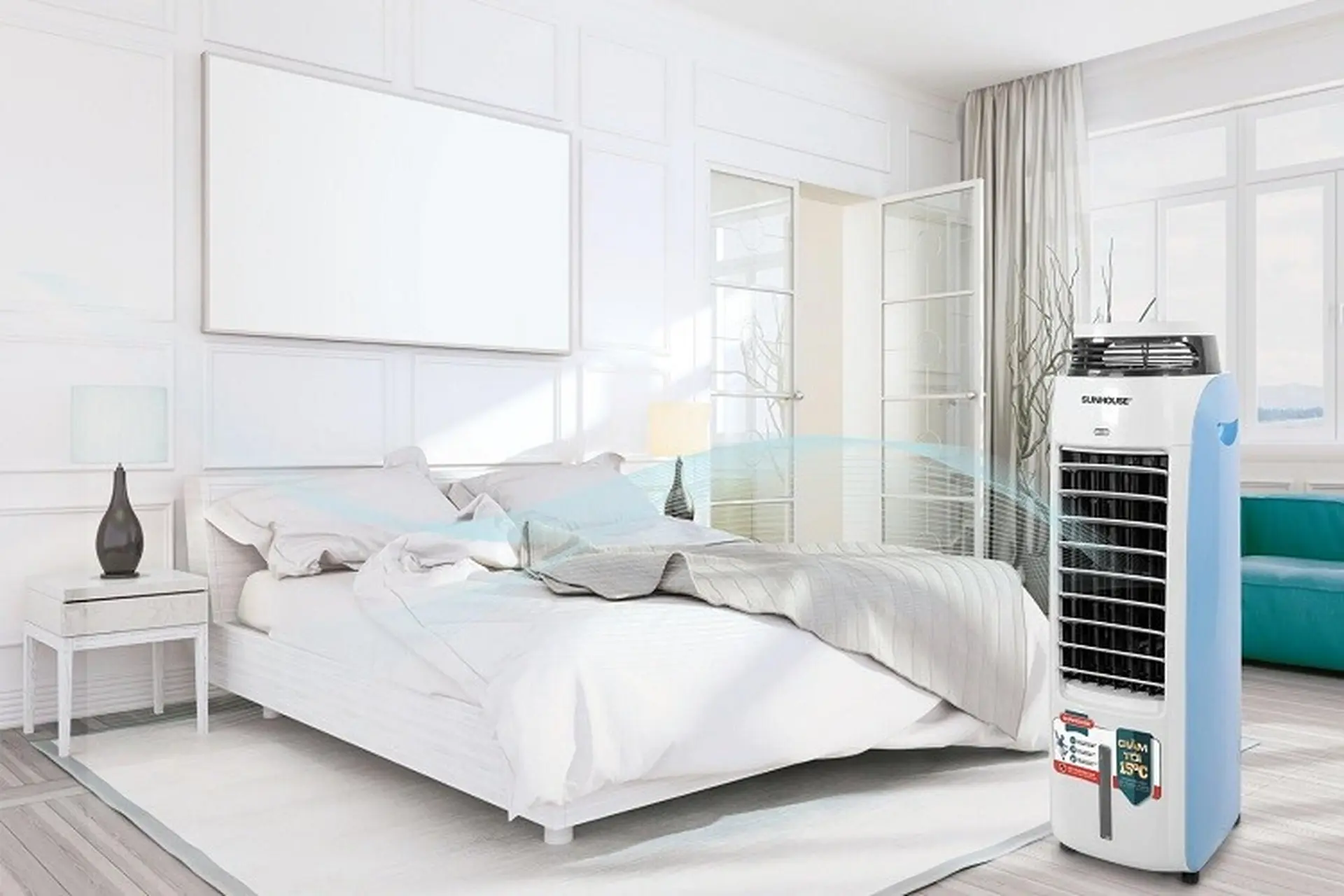 Cách dùng quạt điều hòa hiệu quả giúp tiết kiệm điện hơn 40% mỗi tháng