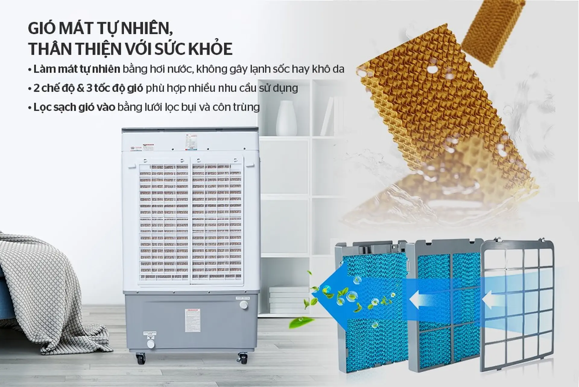 Top 5 quạt điều hòa Sunhouse nên mua trong dịp hè 2023 này