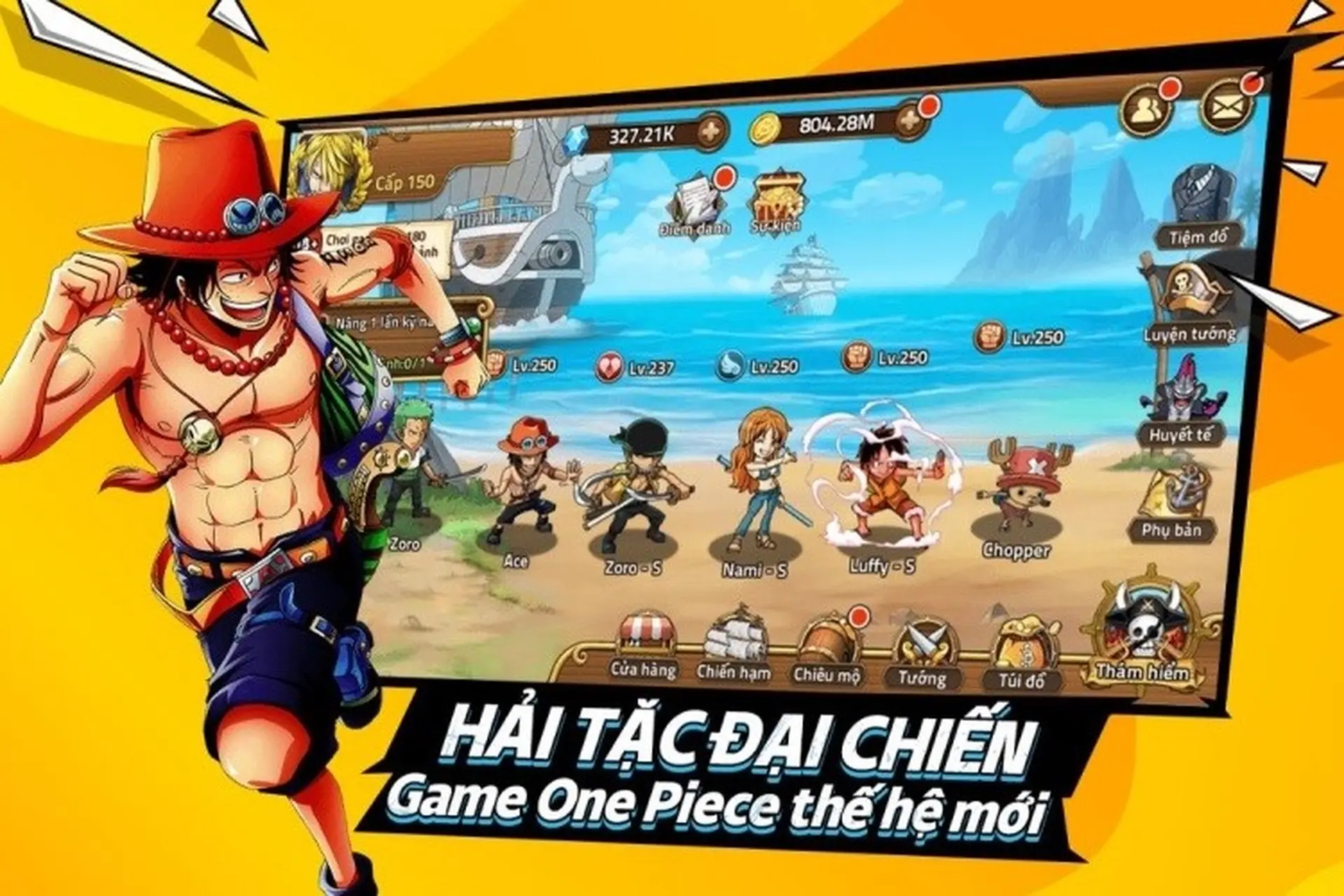 Code Hải Tặc Đại Chiến mới nhất tháng 08/2025: Cách nhận và nhập code 