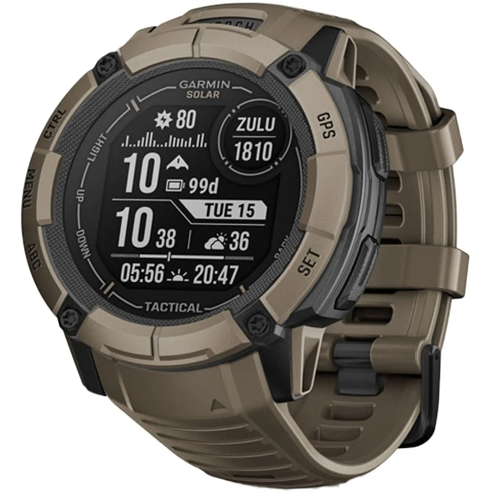 Đồng hồ thông minh Garmin Instinct 2X Solar Tactical