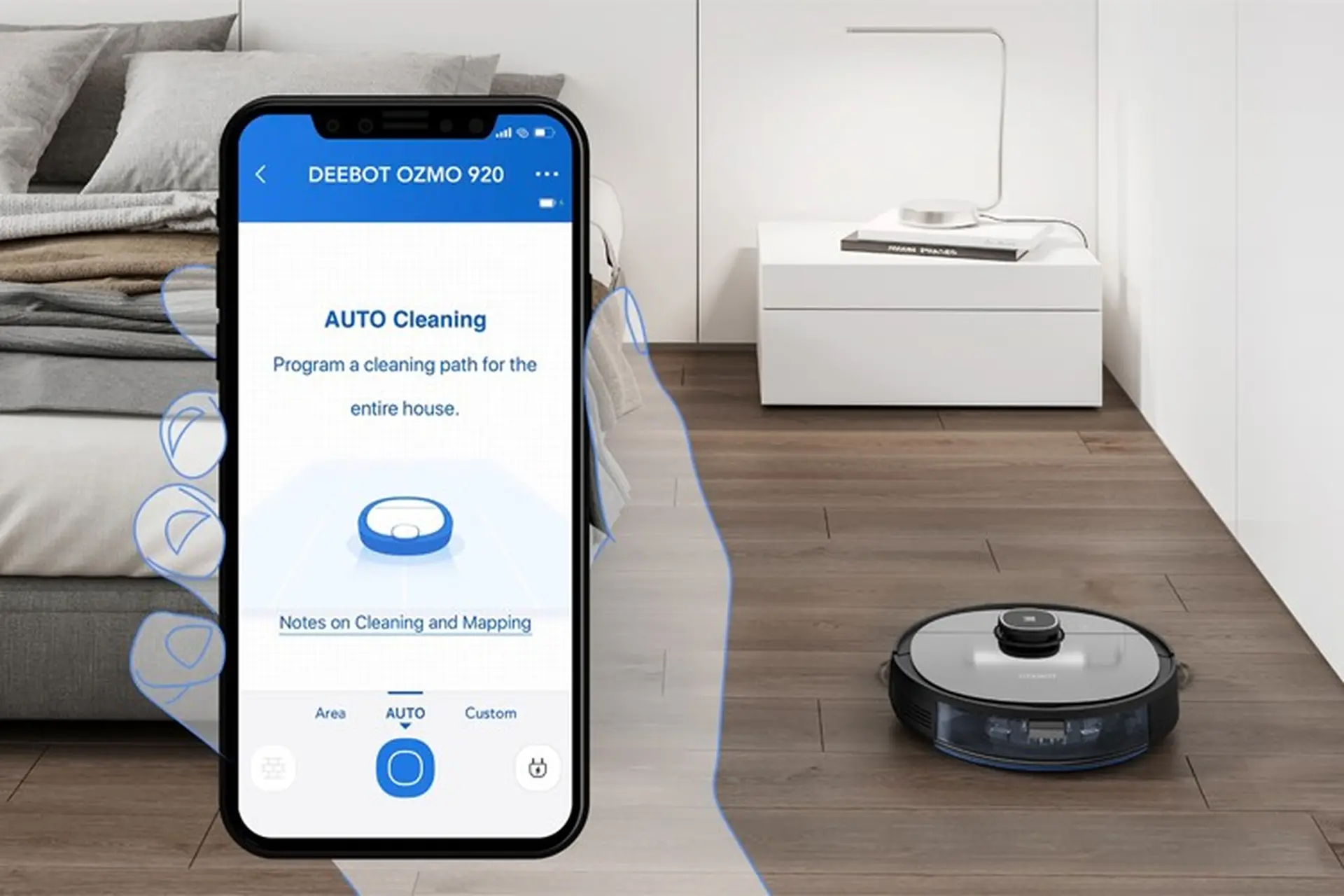 Tất tần tật cách sử dụng app Ecovacs Home, điều khiển robot hút bụi cực dễ